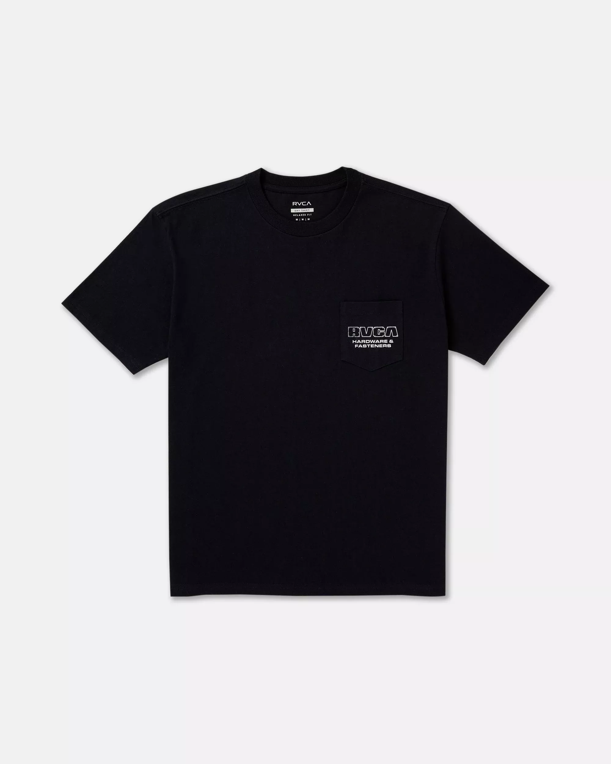 RVCA Fasteners Pocket Short Sleeve Tee