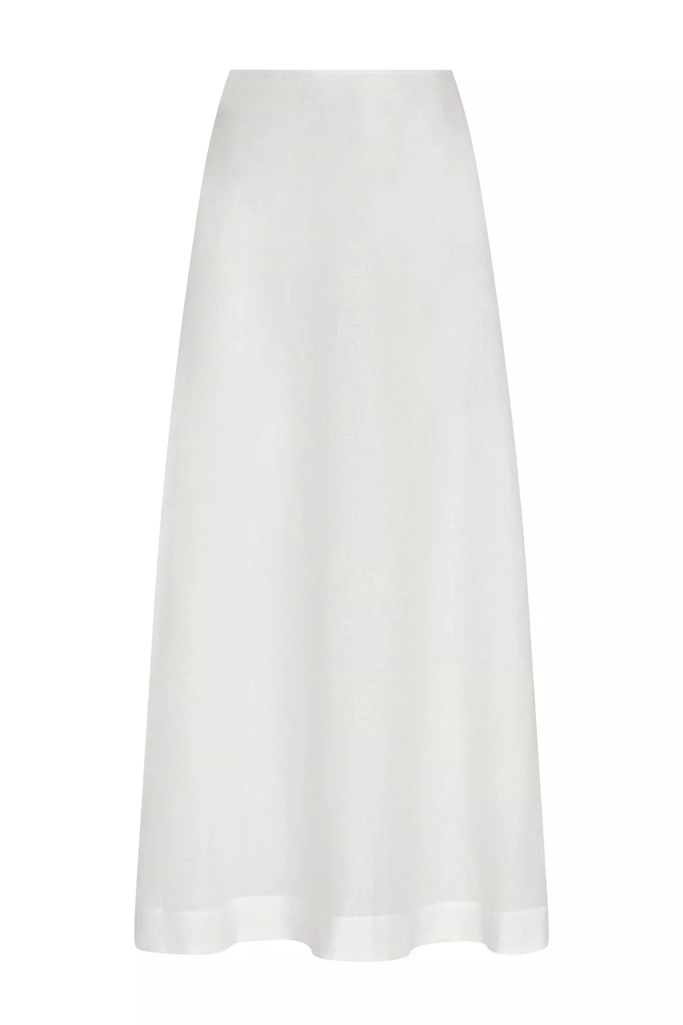 San Diego Skirt - White Linen