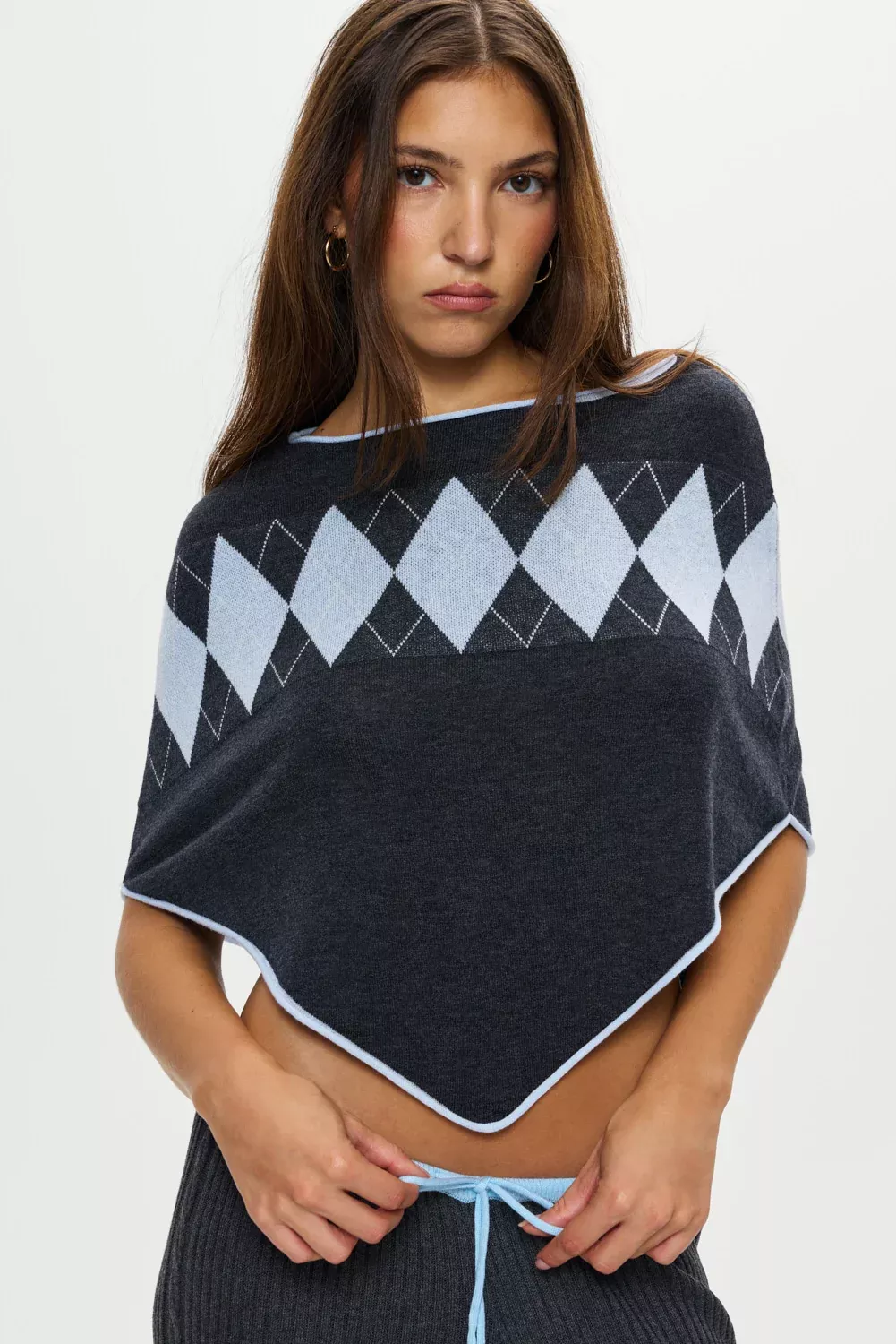 Scout Knit Poncho - Stone