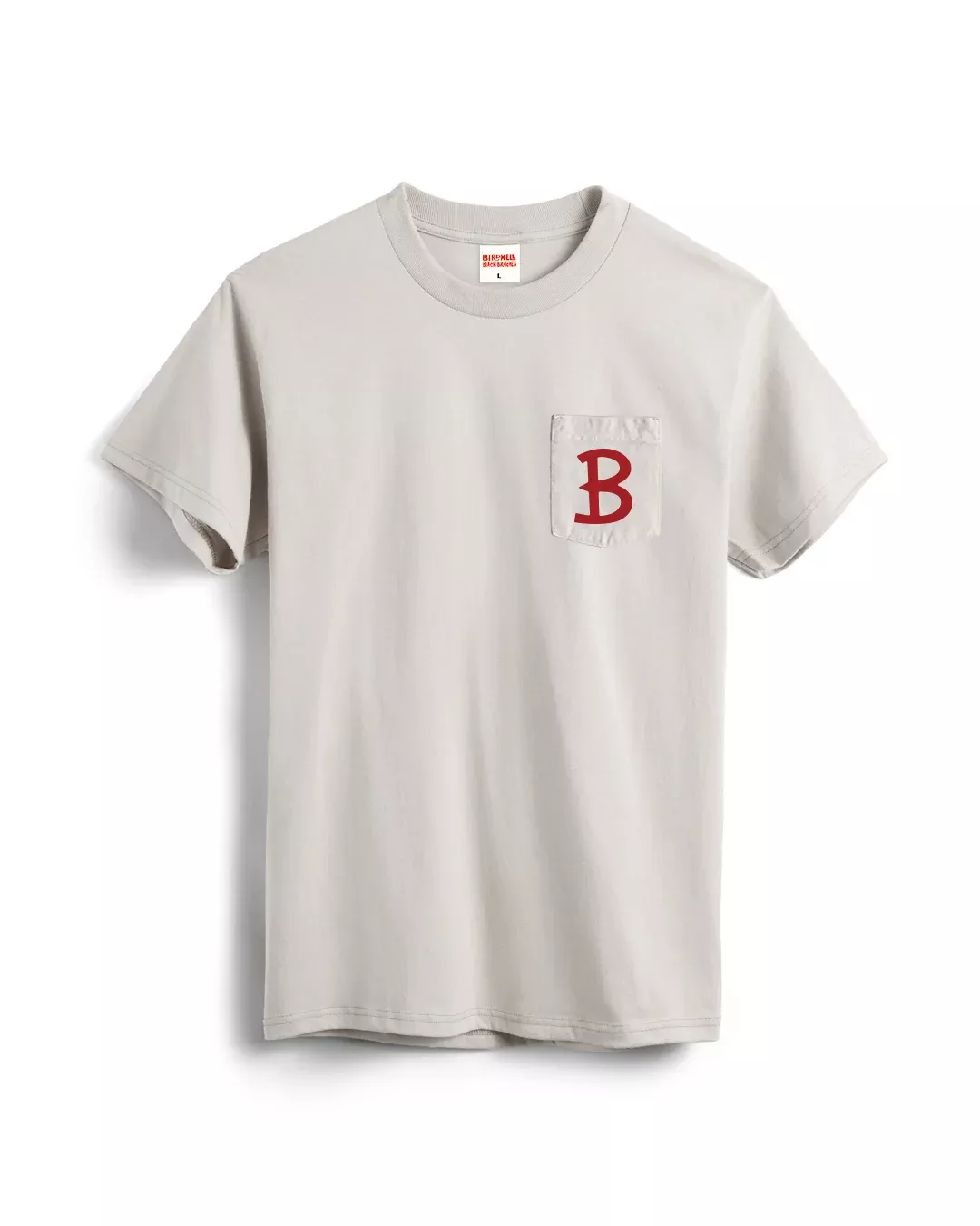 Script Pocket T-Shirt - Cement – Birdwell