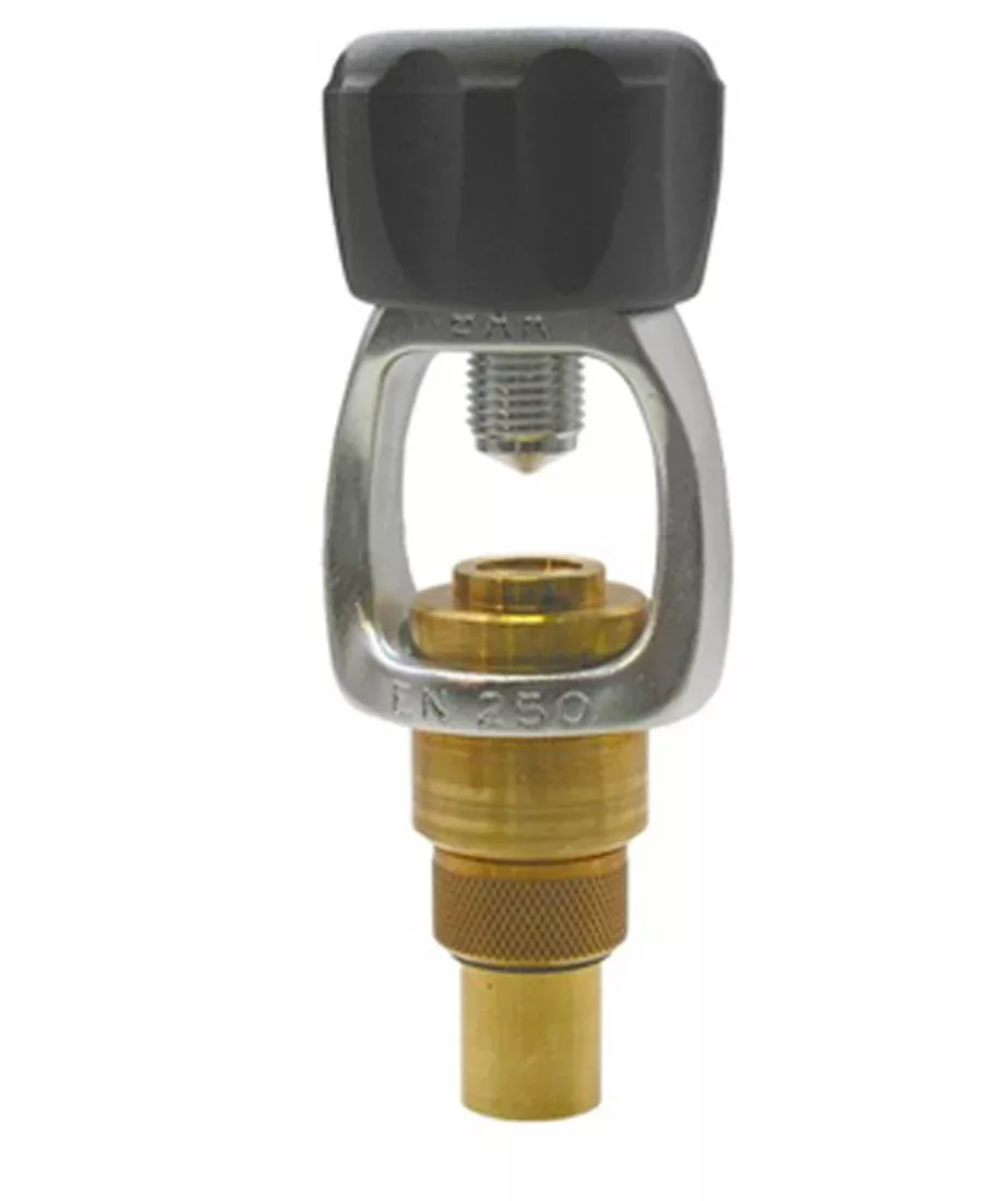 Scuba Tank to Spare Air Refill Adapter - Yoke Style Fill Fitting