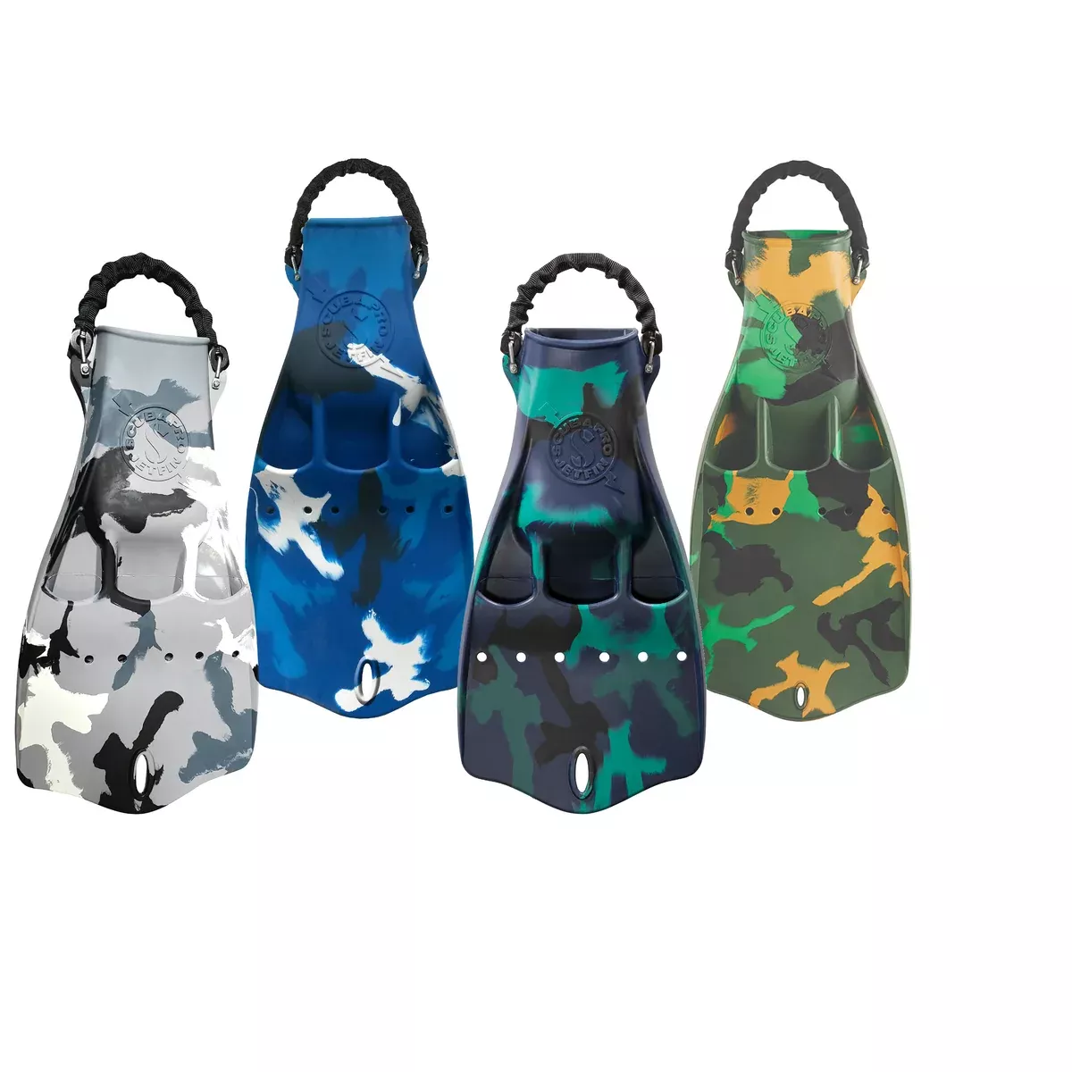 Scubapro CAMO Jet w/Spring Heel Strap Scuba Diving Fins