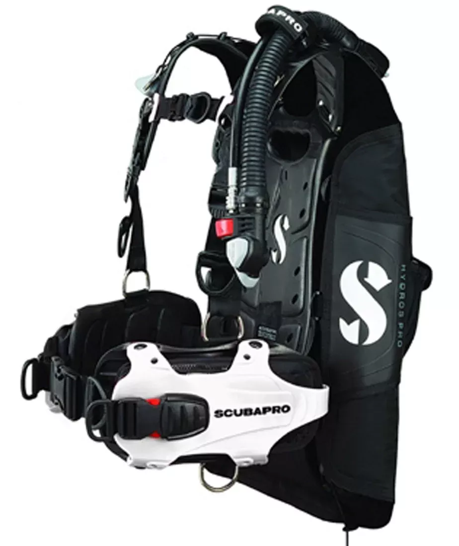 Scubapro Hydros Pro w/ Balanced Inflator Womens BCD White Buoyancy Compensator