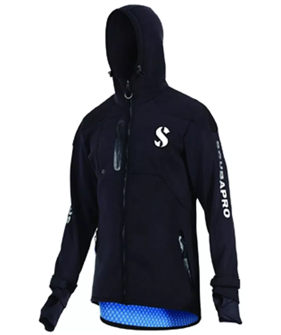 Scubapro Mens Premium Boat Coat Hooded Jacket Topside Coat