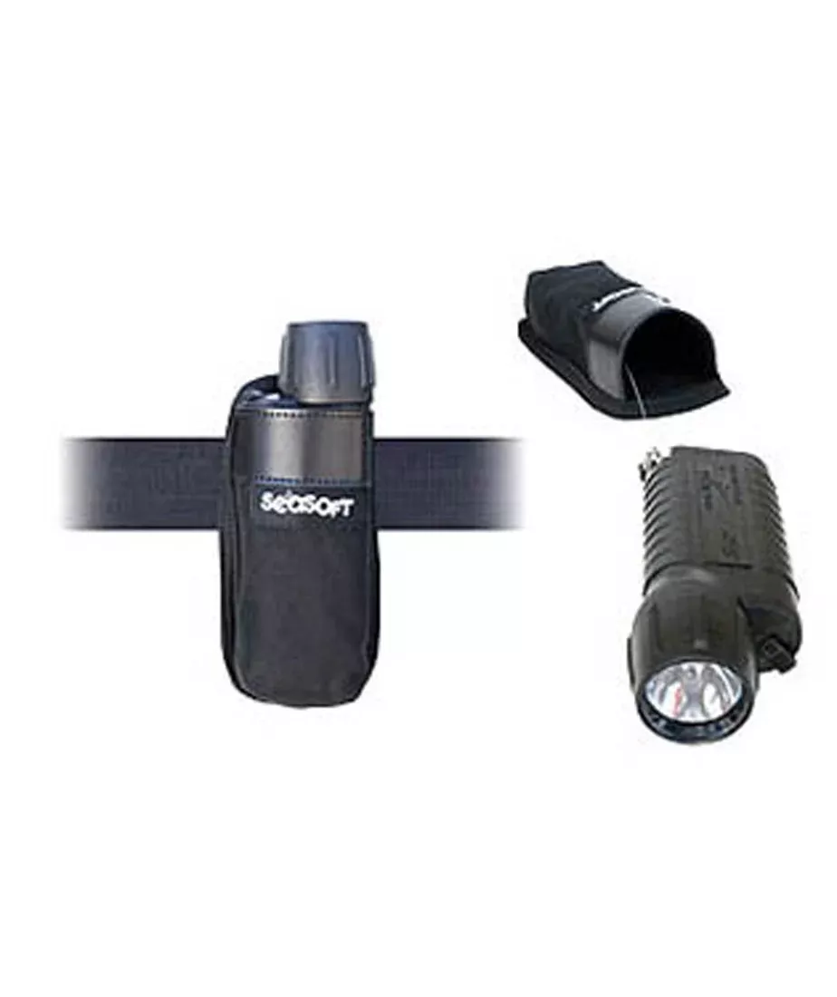 SeaSoft Detachable Flashlight Pocket Holder w/ Retractor