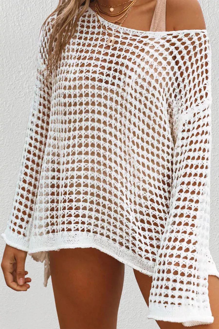 Sexy Knit Crochet Beach Skirt