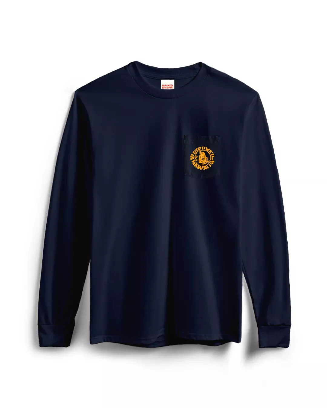 Shaka Long Sleeve Pocket T-Shirt - Navy – Birdwell