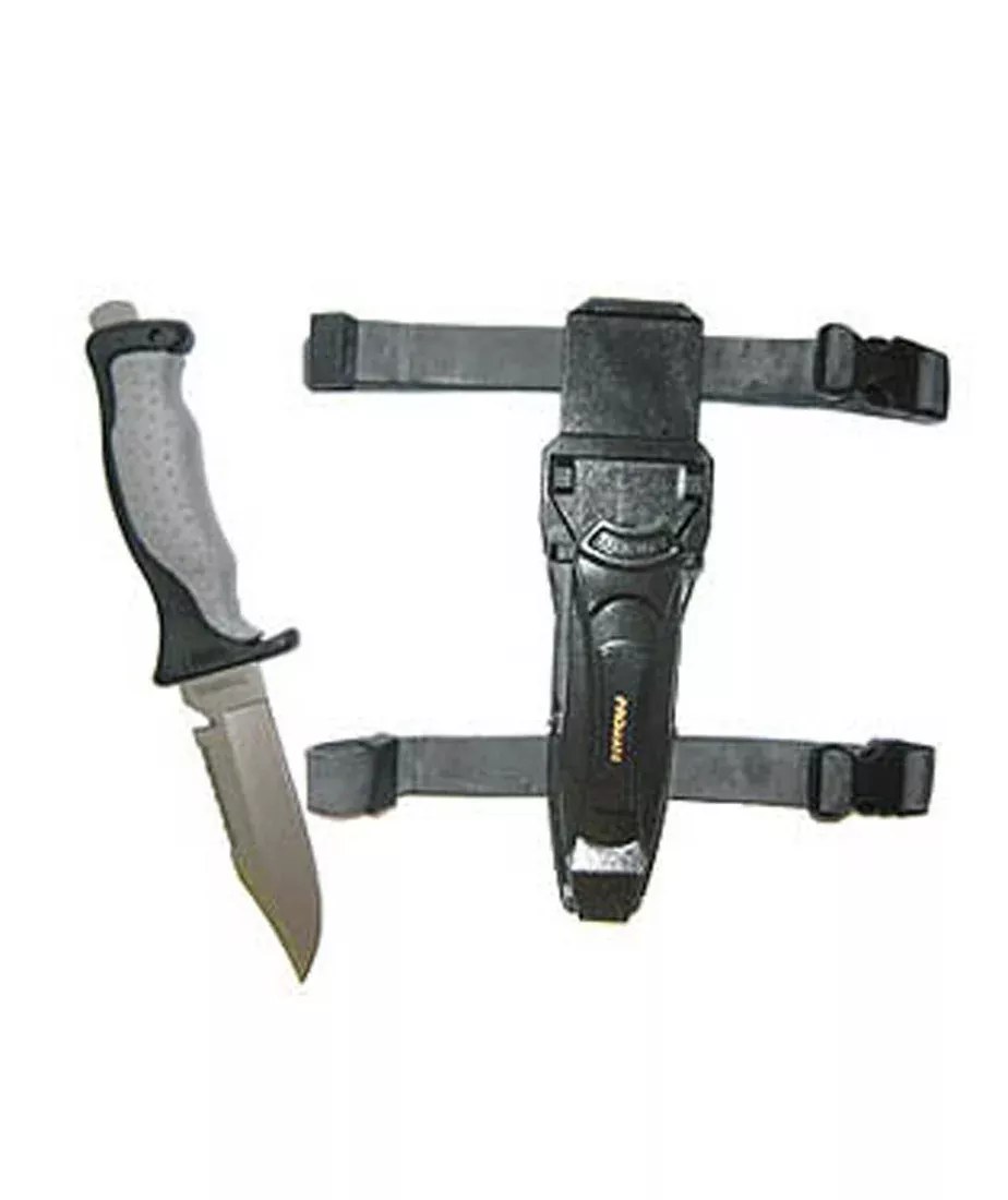 Sharp Tip Titanium Dive Knife - Easy Grip