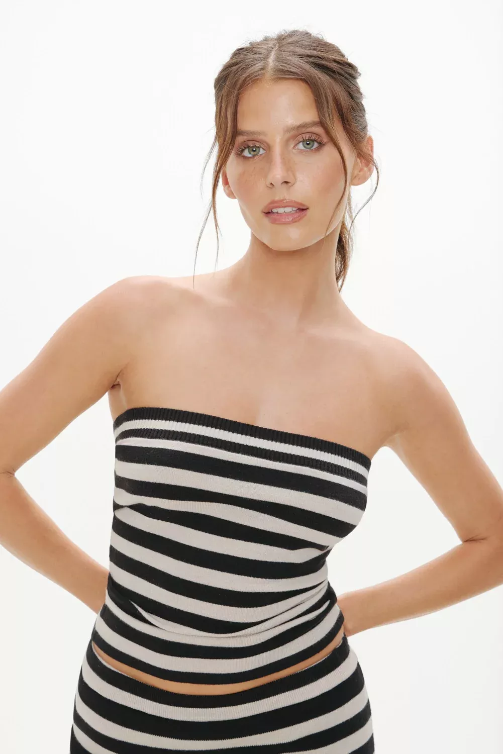 Sky Knit Tube Top - Day To Night