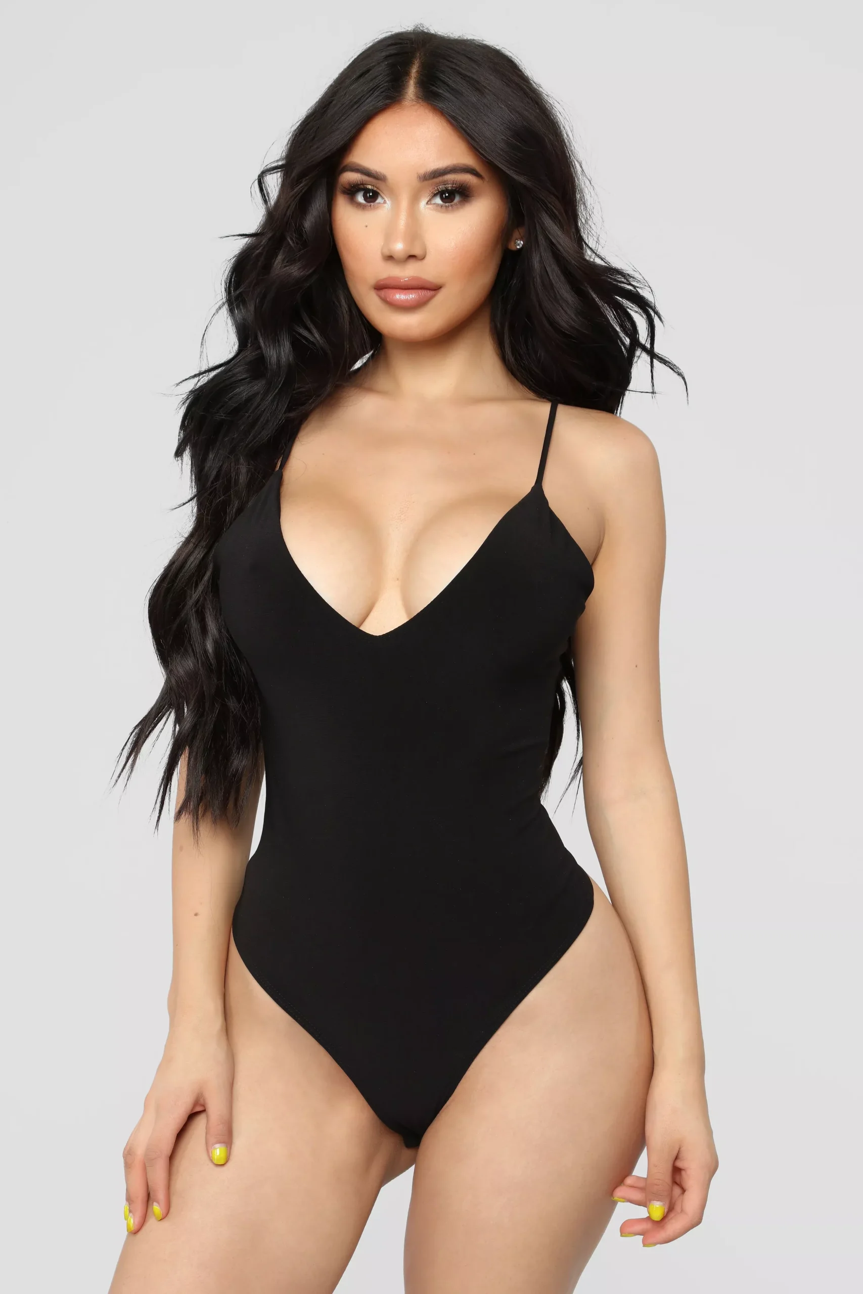 Sleek And Slay Bodysuit - Black