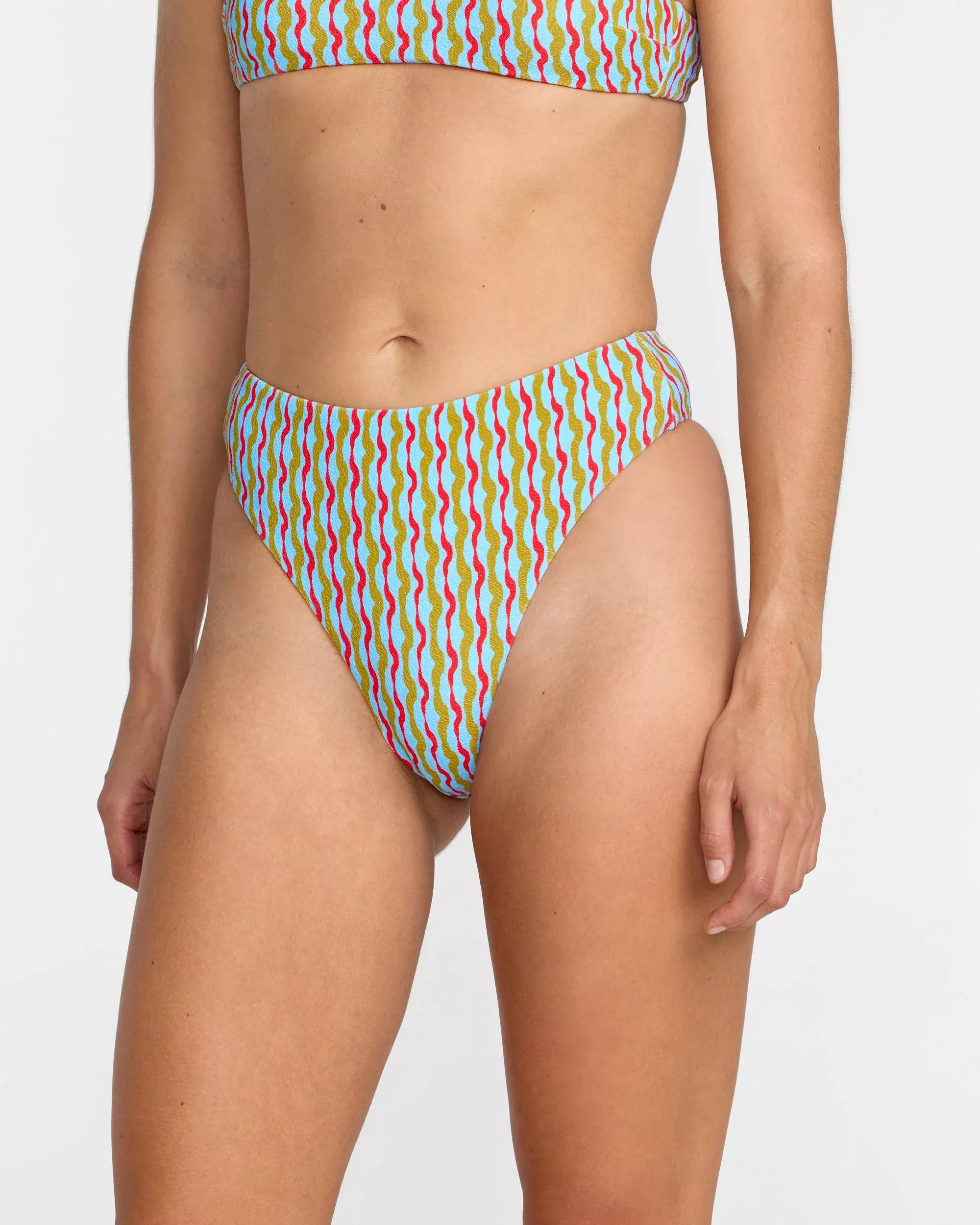 Slow Going Hi Rise Cheeky Bikini Bottom