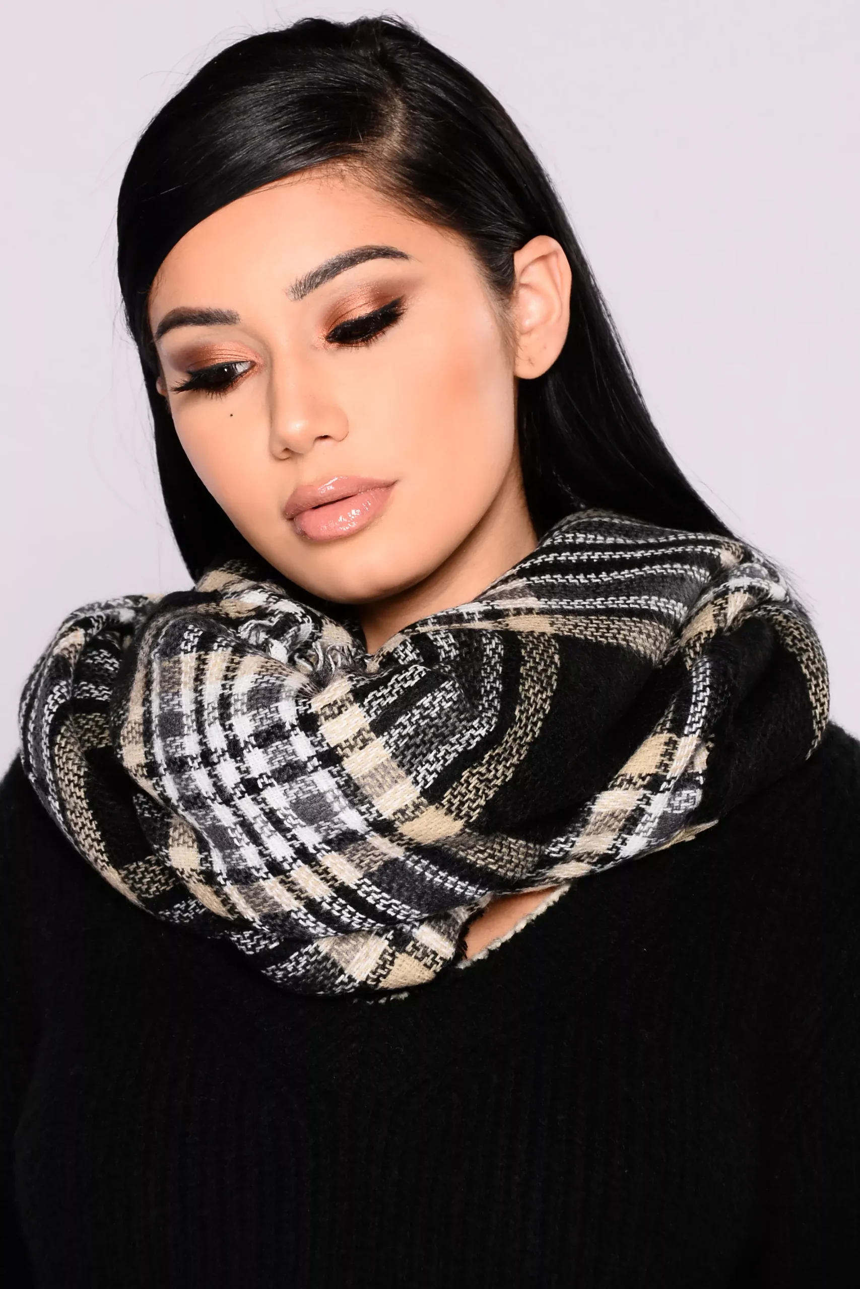 Snow Chic Scarf - Black