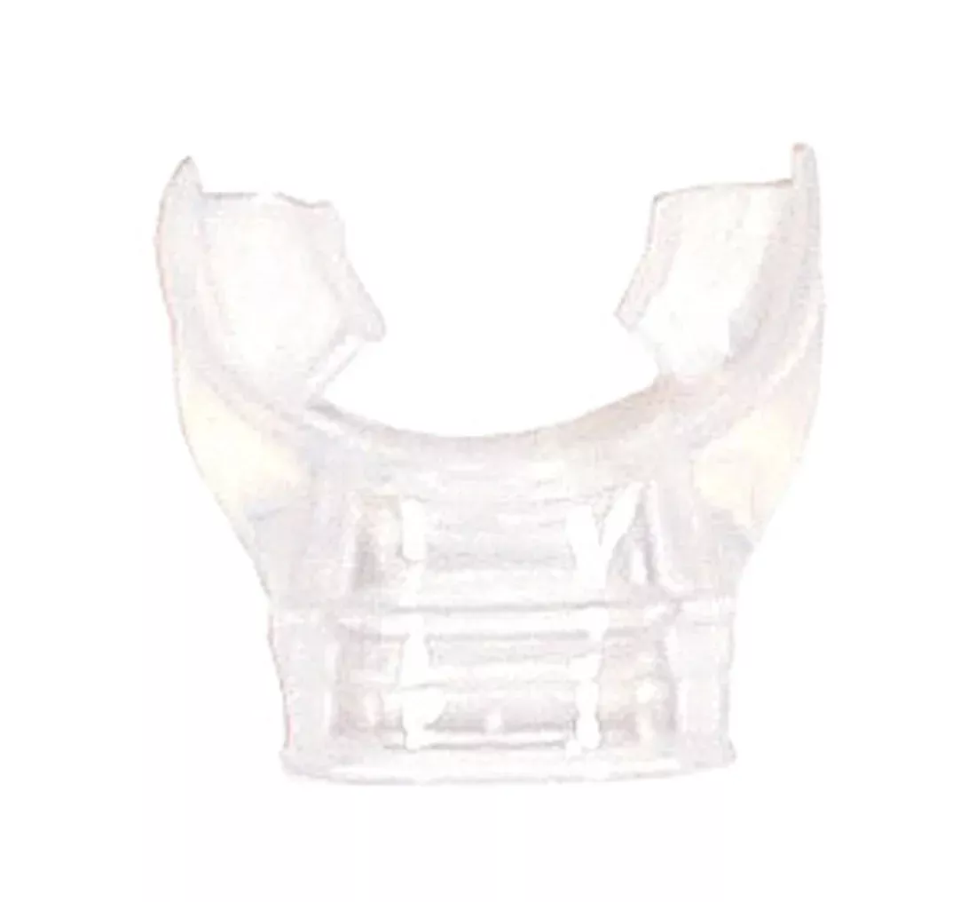 Soft Clear Comfort Silicone Mouth Piece for Scuba Regulator or Snorkel
