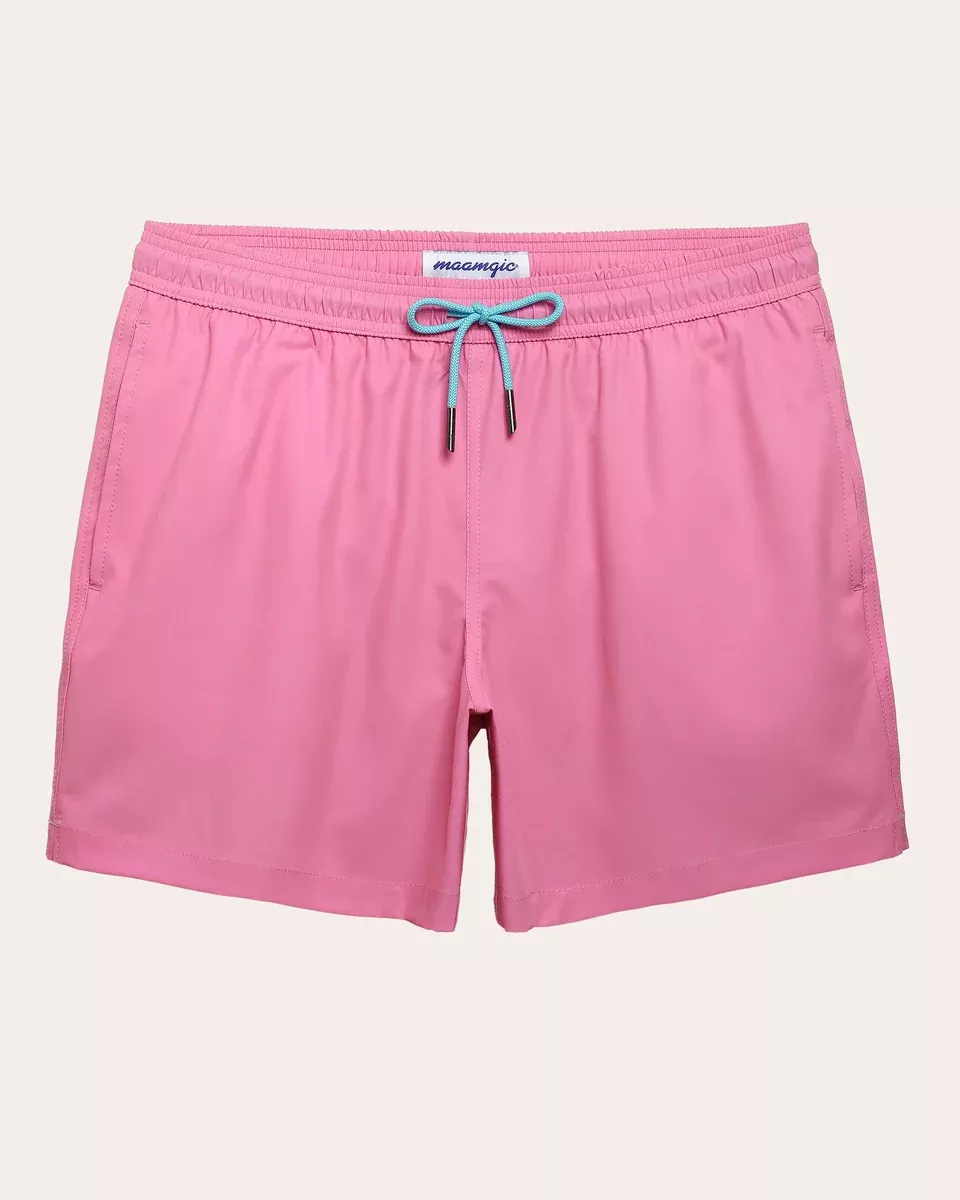 SolidStyle Stretch Swim Trunks