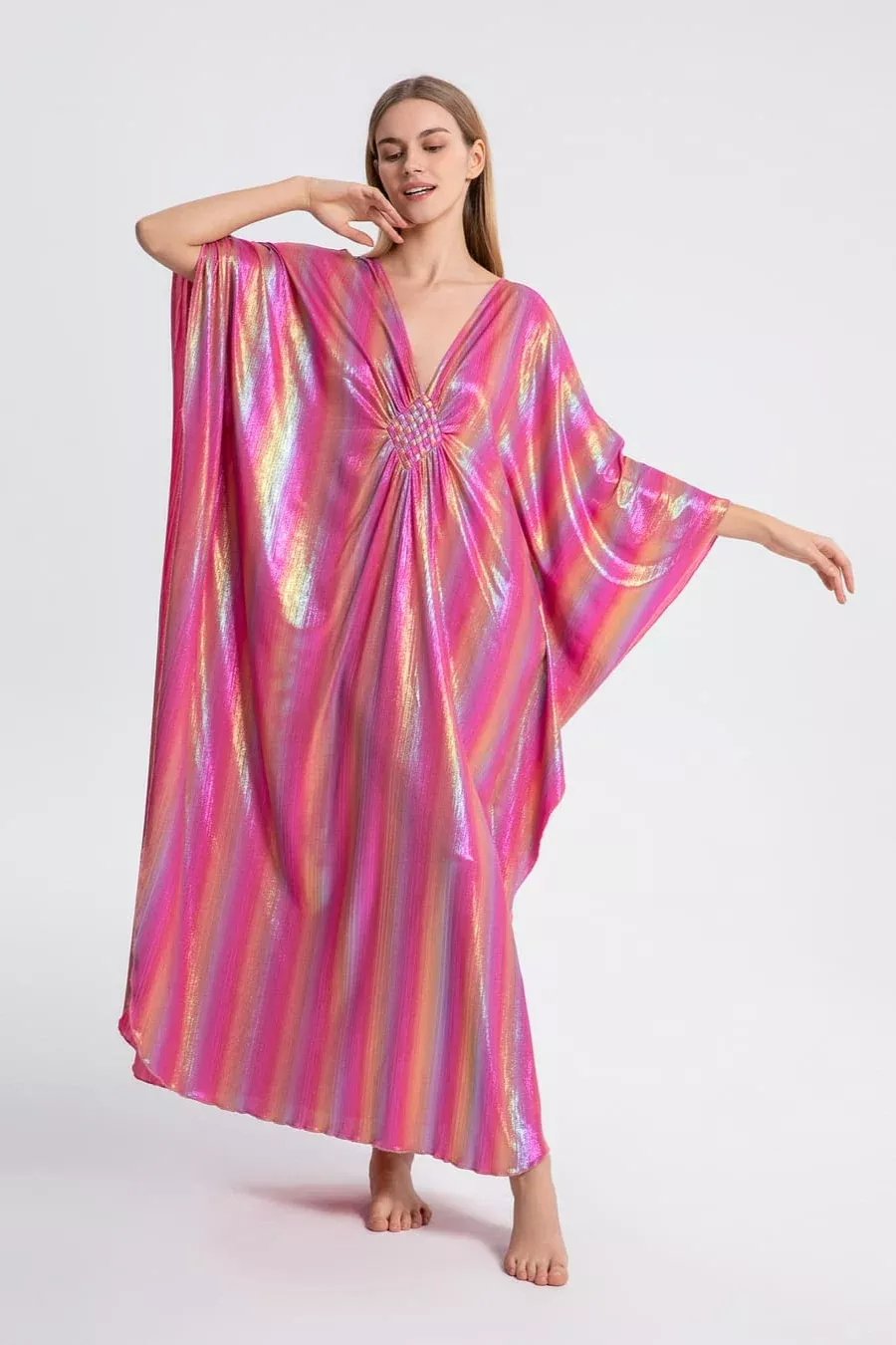 Sparkly Glitter Maxi Kaftan Dress