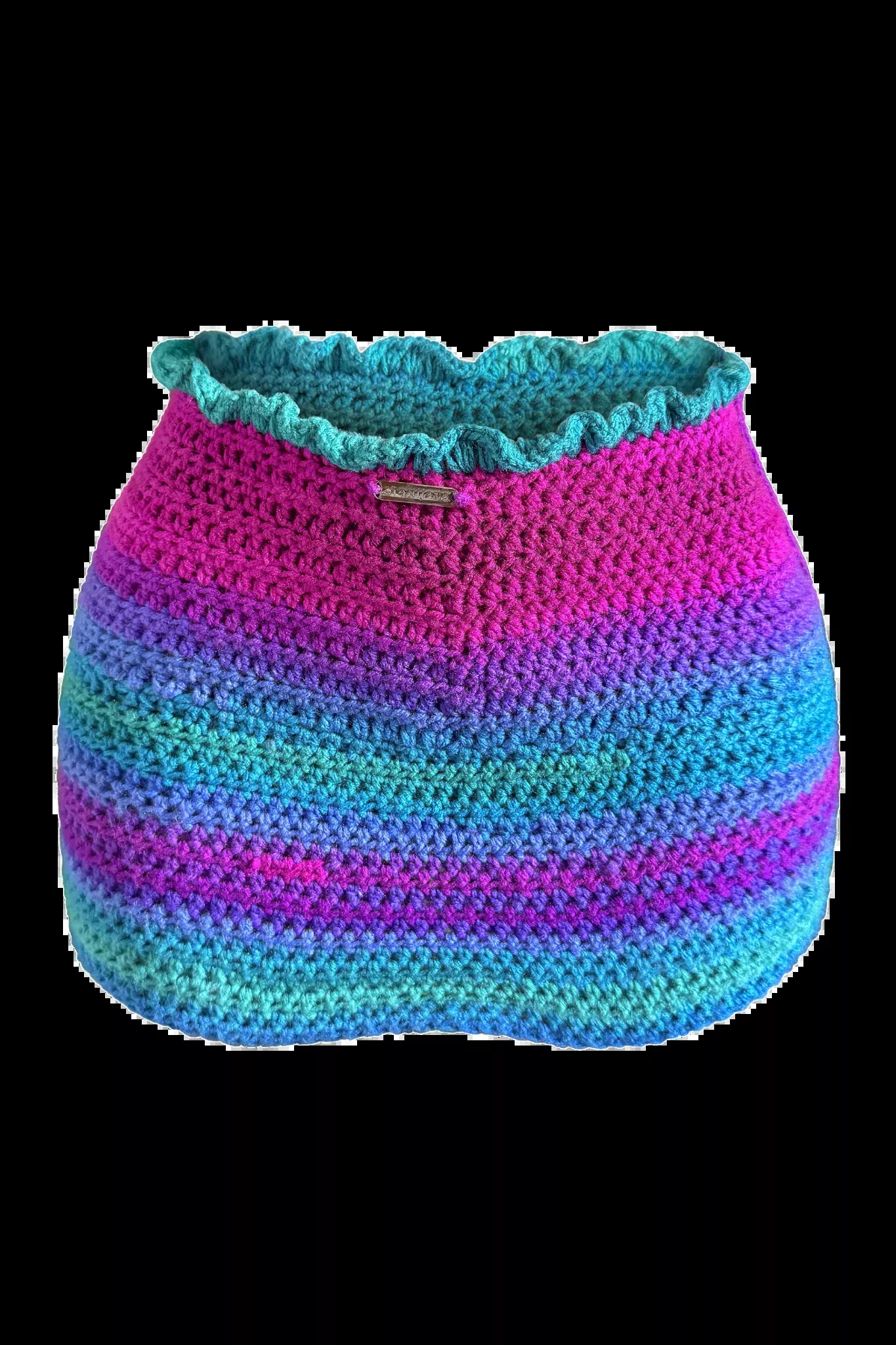 Spirit Crochet Mini Skirt