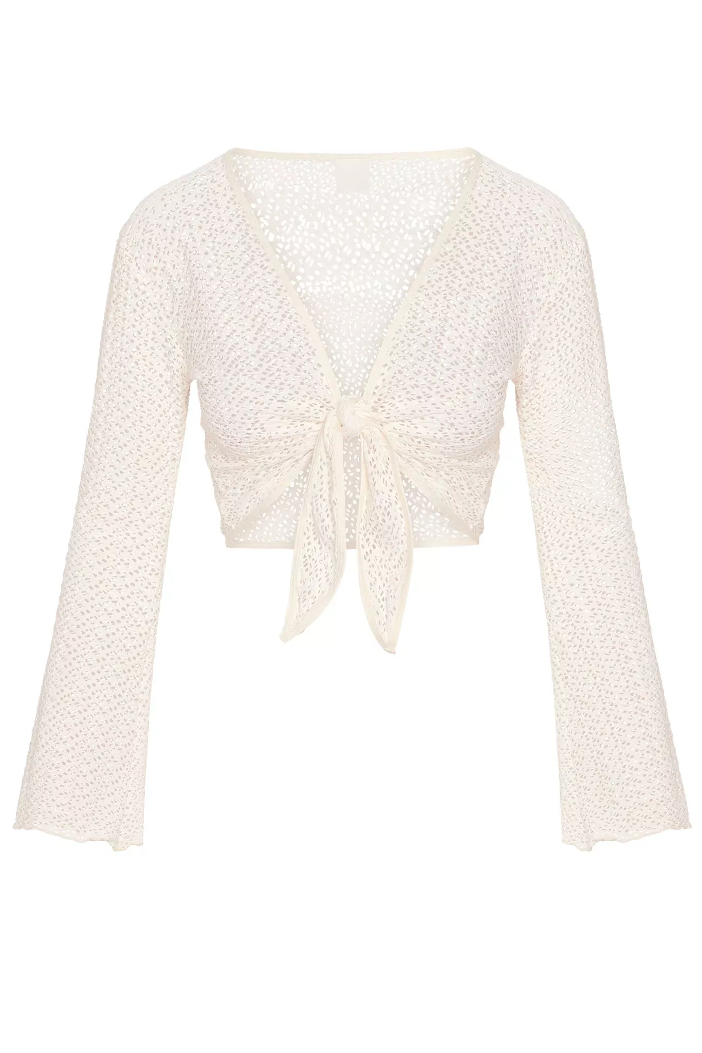 St. Barth's Top - Ivory Crochet