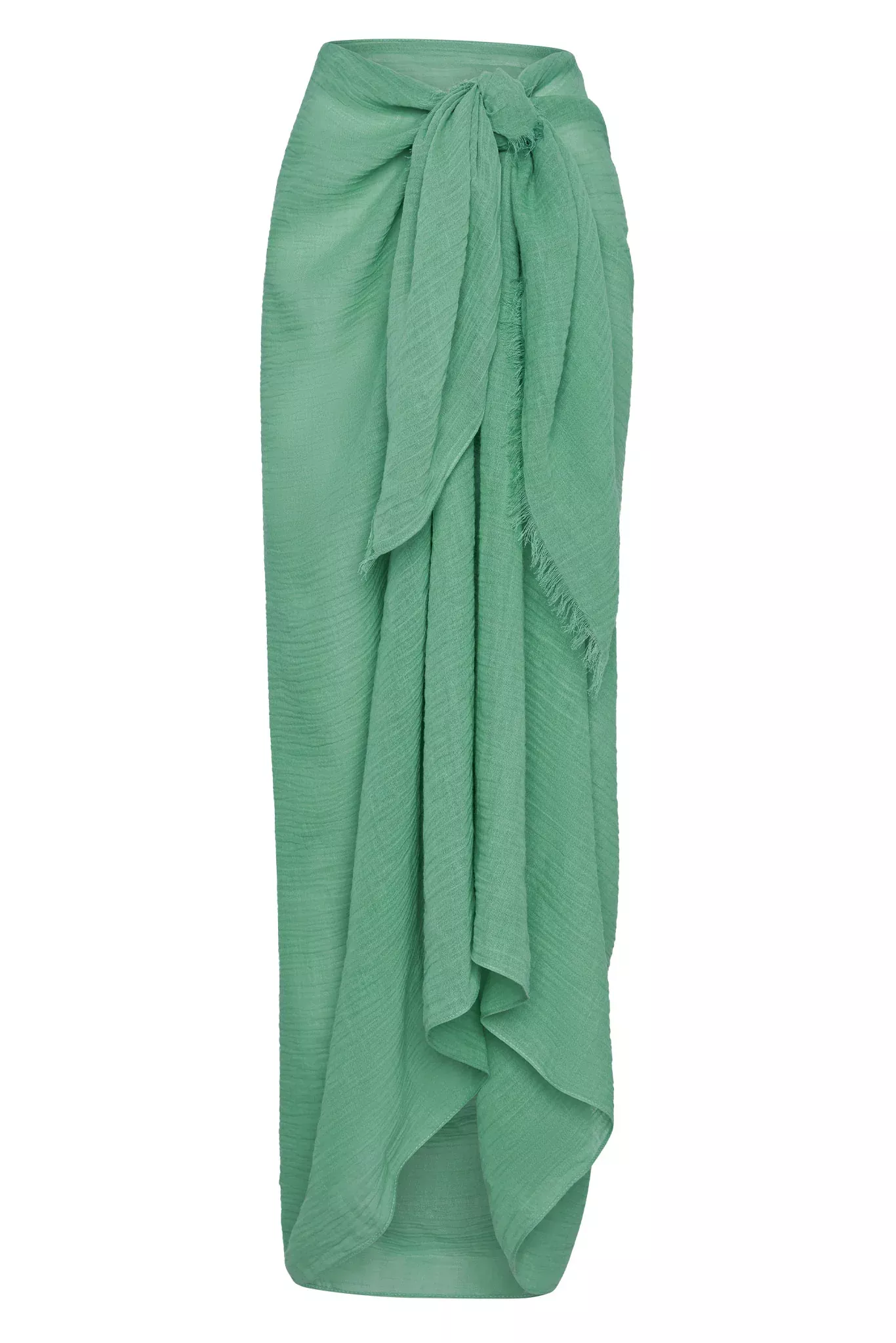 St. Tropez Sarong - Pond Crinkle Linen