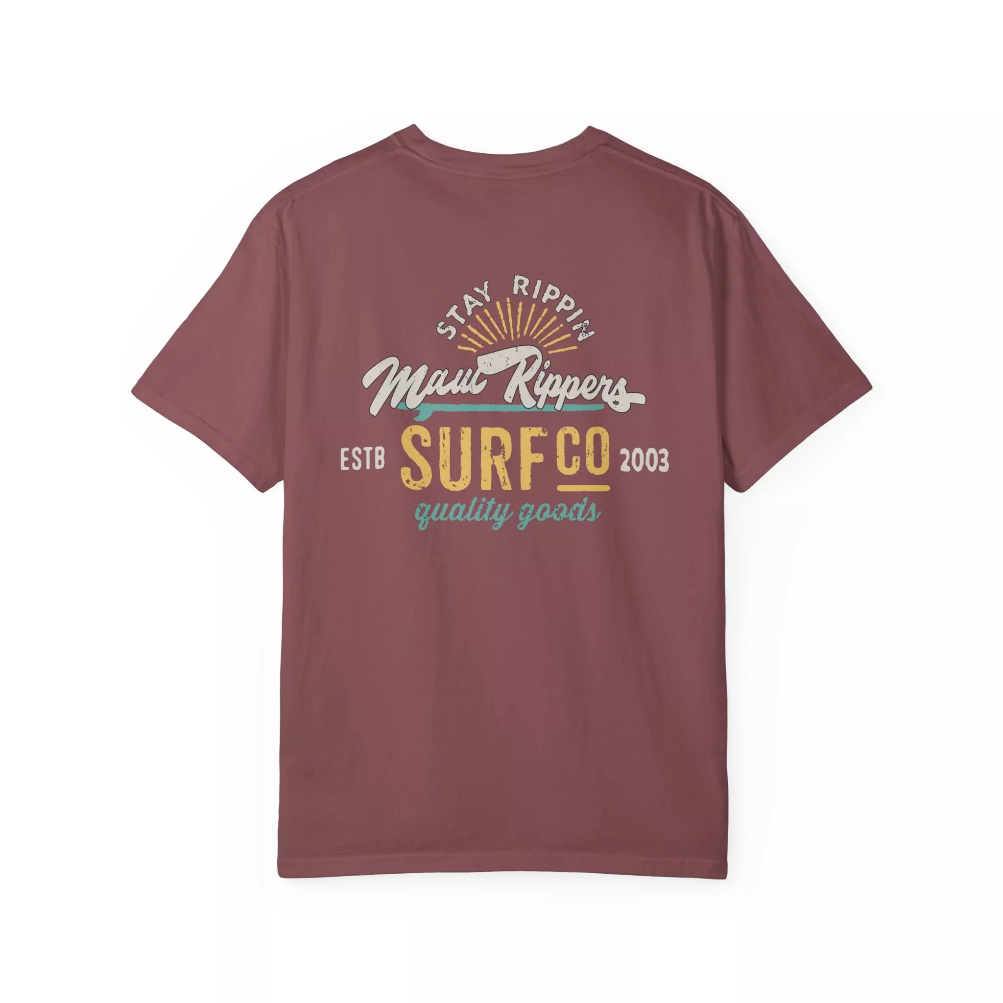 Stay Rippin' Garment-Dyed Brick T-shirt