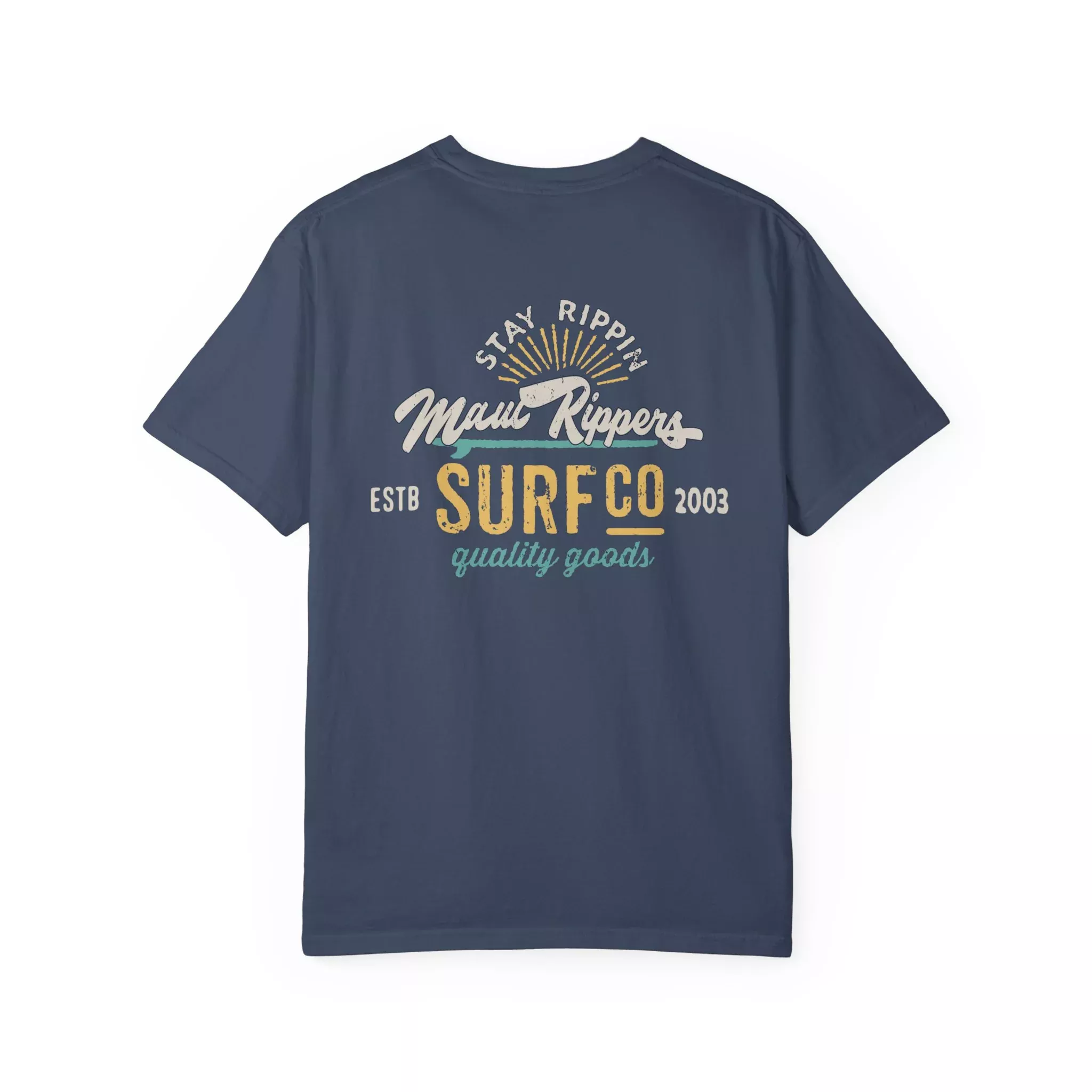 Stay Rippin' Garment-Dyed Midnight T-shirt