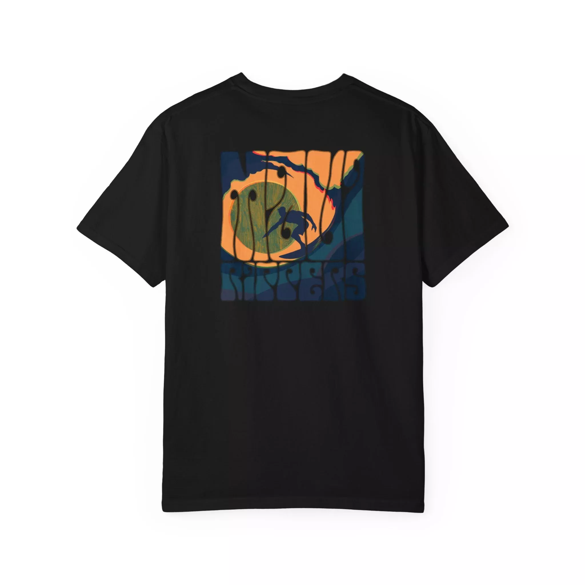 Sunset Surf - Maui Rippers Garment-Dyed Tee Black
