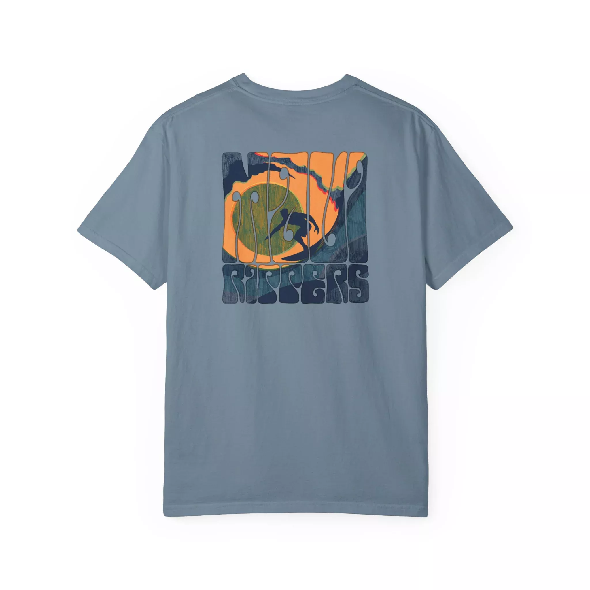 Sunset Surf - Maui Rippers Garment-Dyed Tee Blue