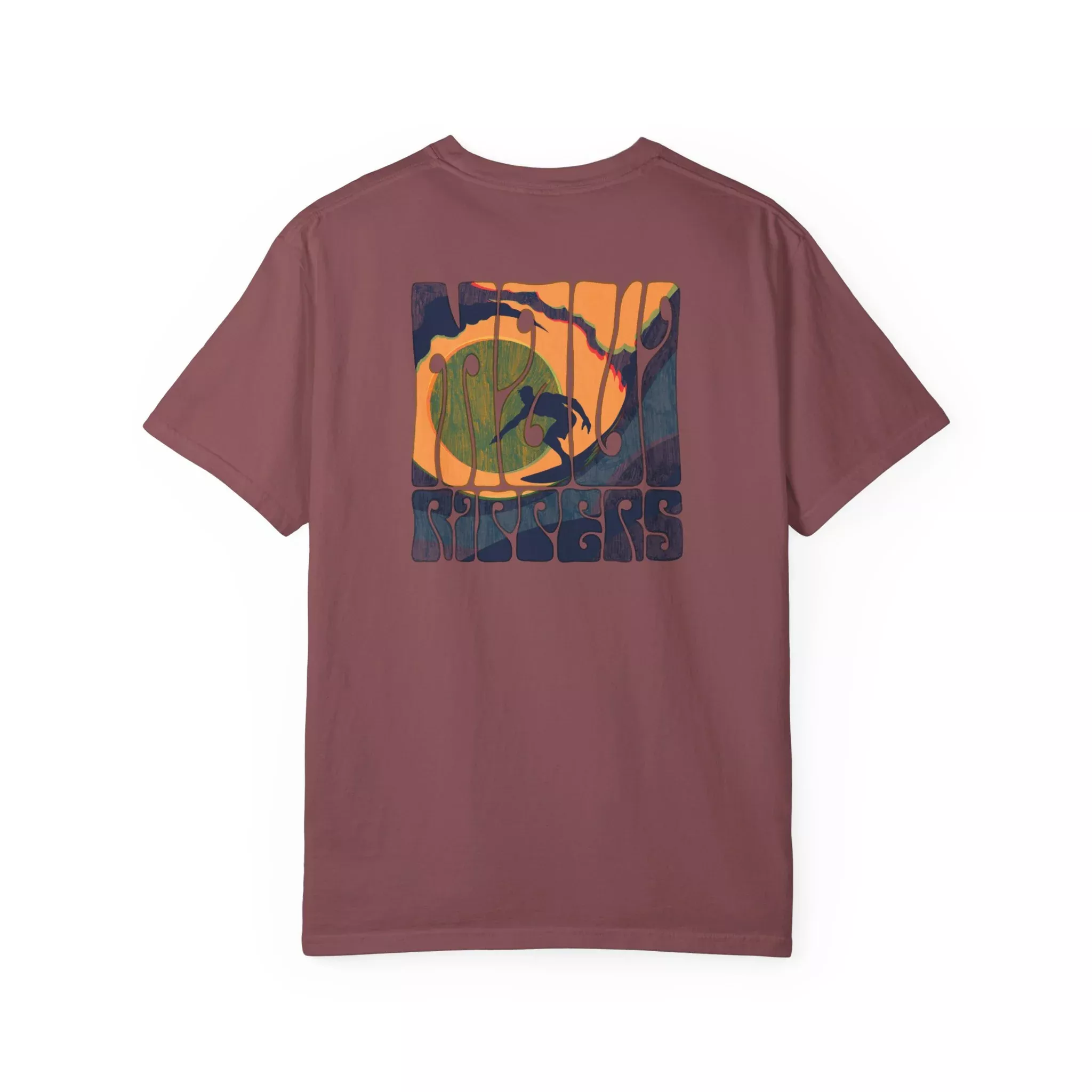 Sunset Surf - Maui Rippers Garment-Dyed Tee Brick