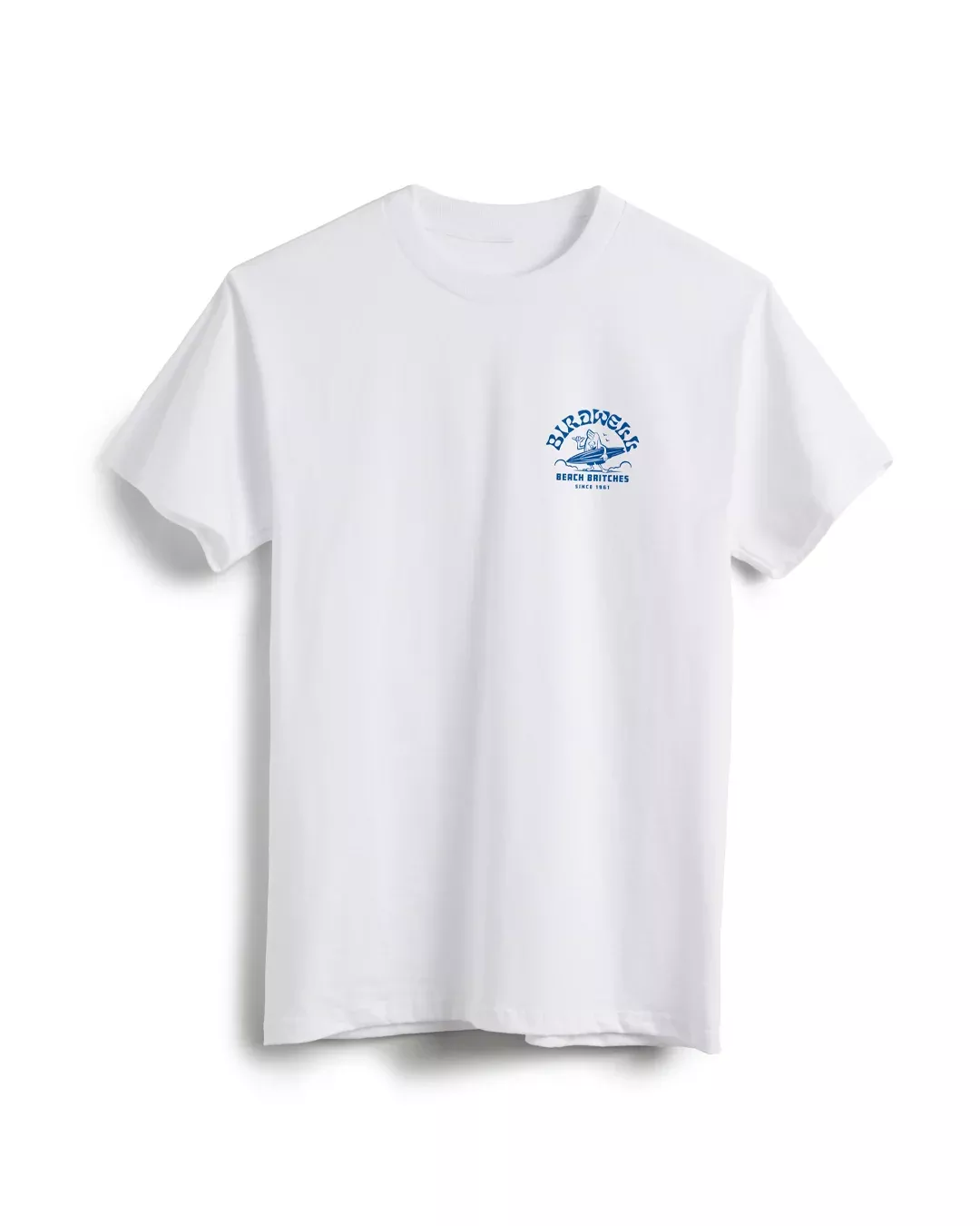 Surfin' Birdie T-Shirt - White/Blue – Birdwell