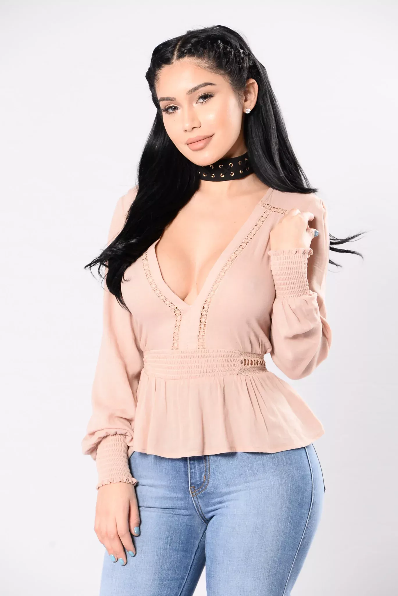 Sweet Talk Me Top - Dusty Blush