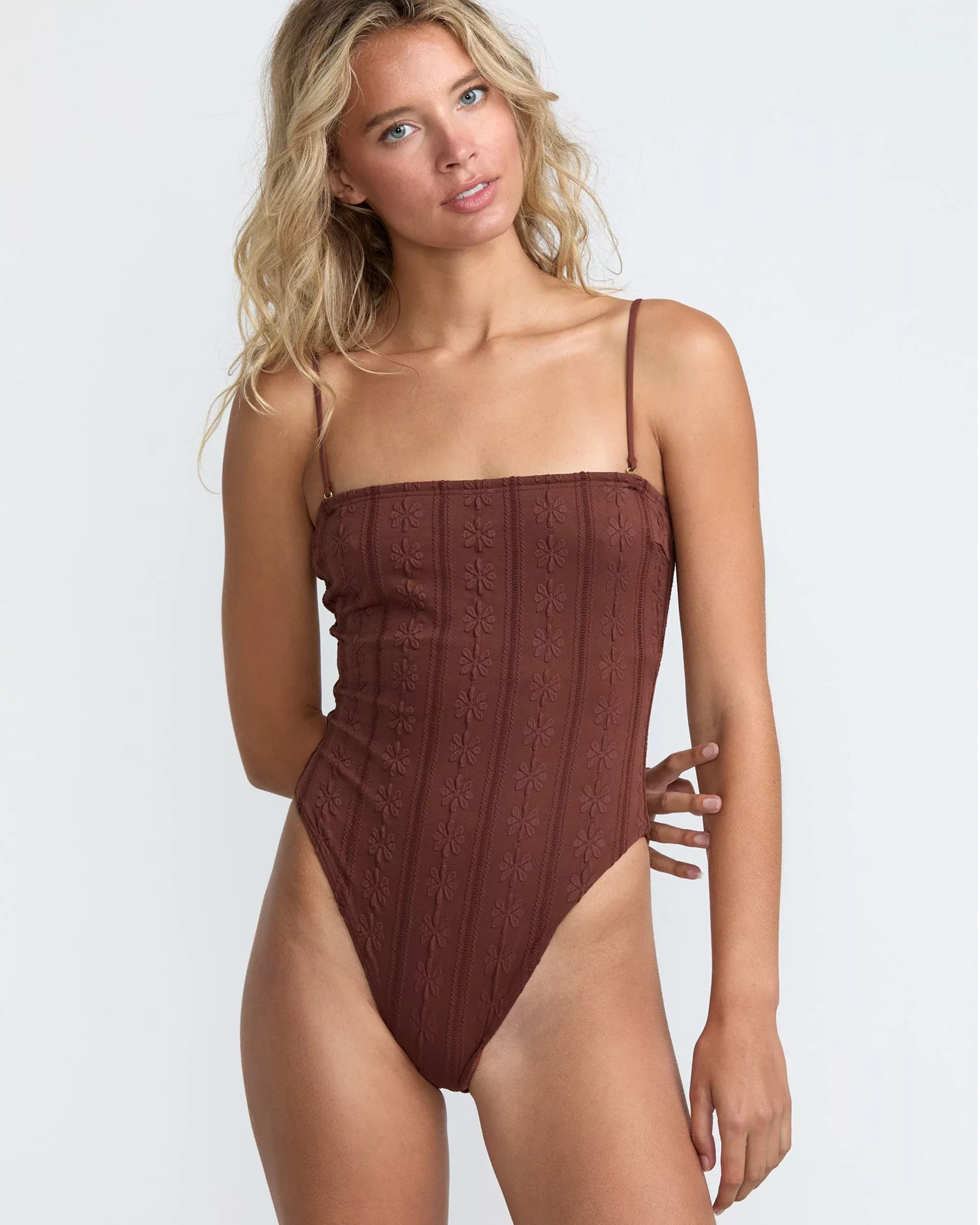 Sweetness Tubular One Piece Swimsuit