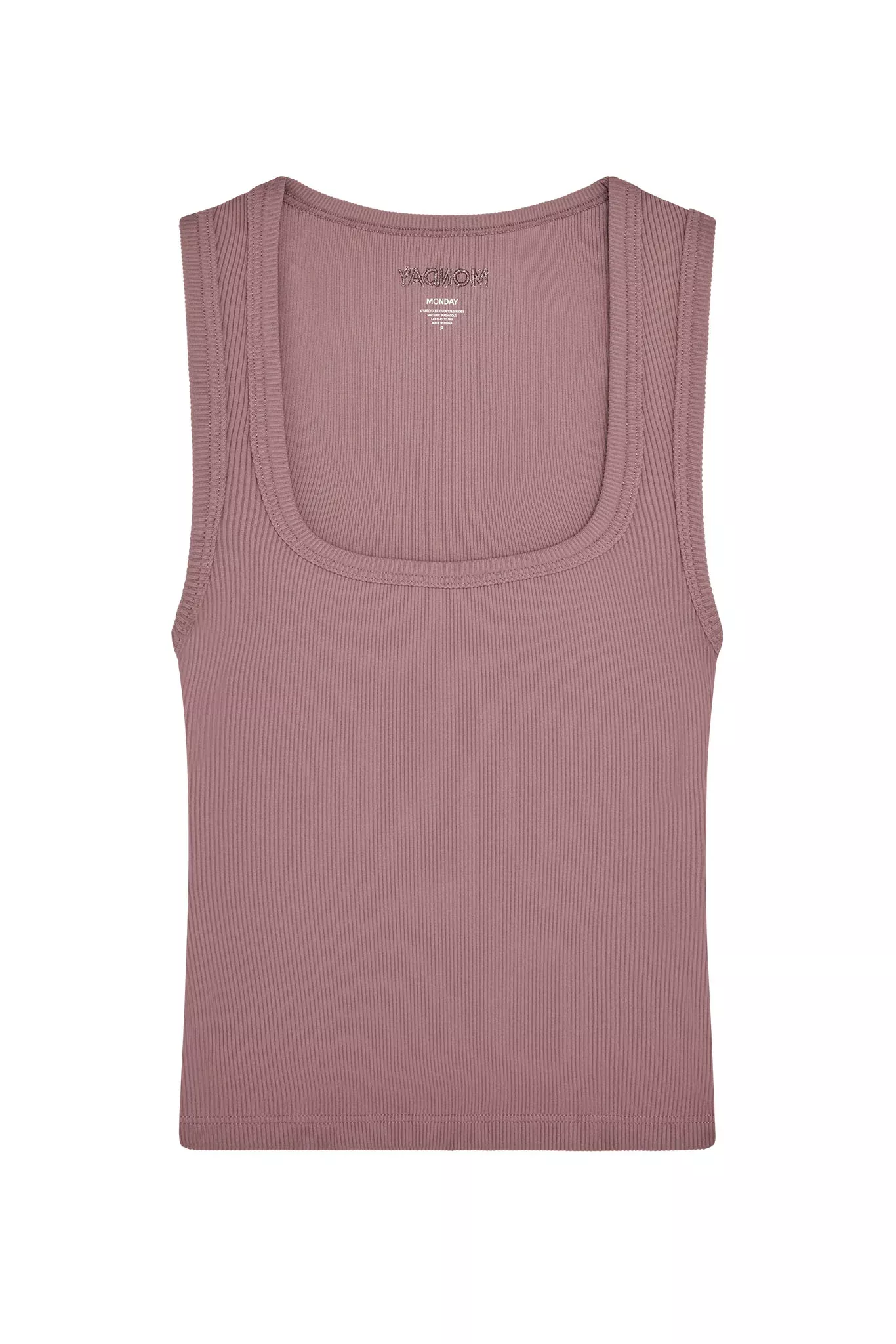 Tash Tank - Mauve Thin Rib