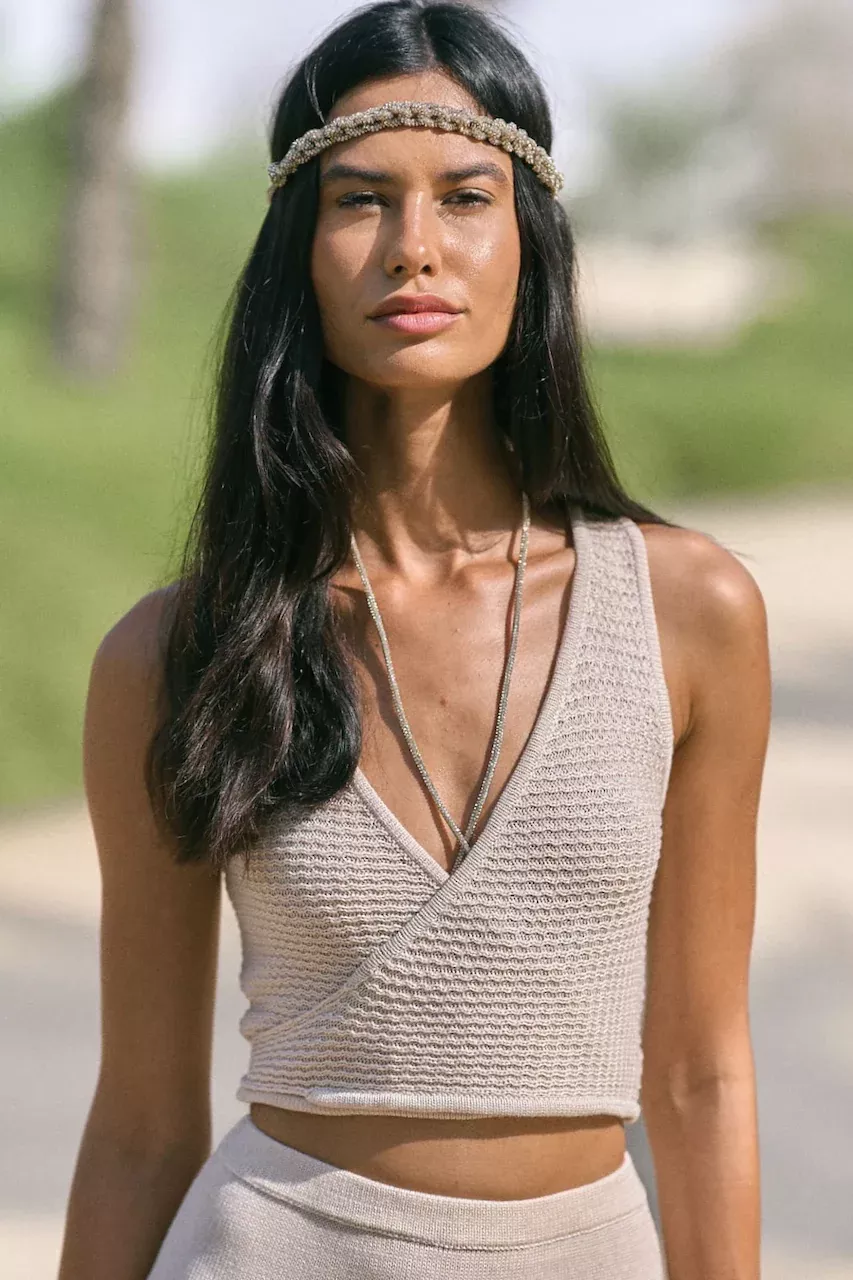Taura Top in Pearl