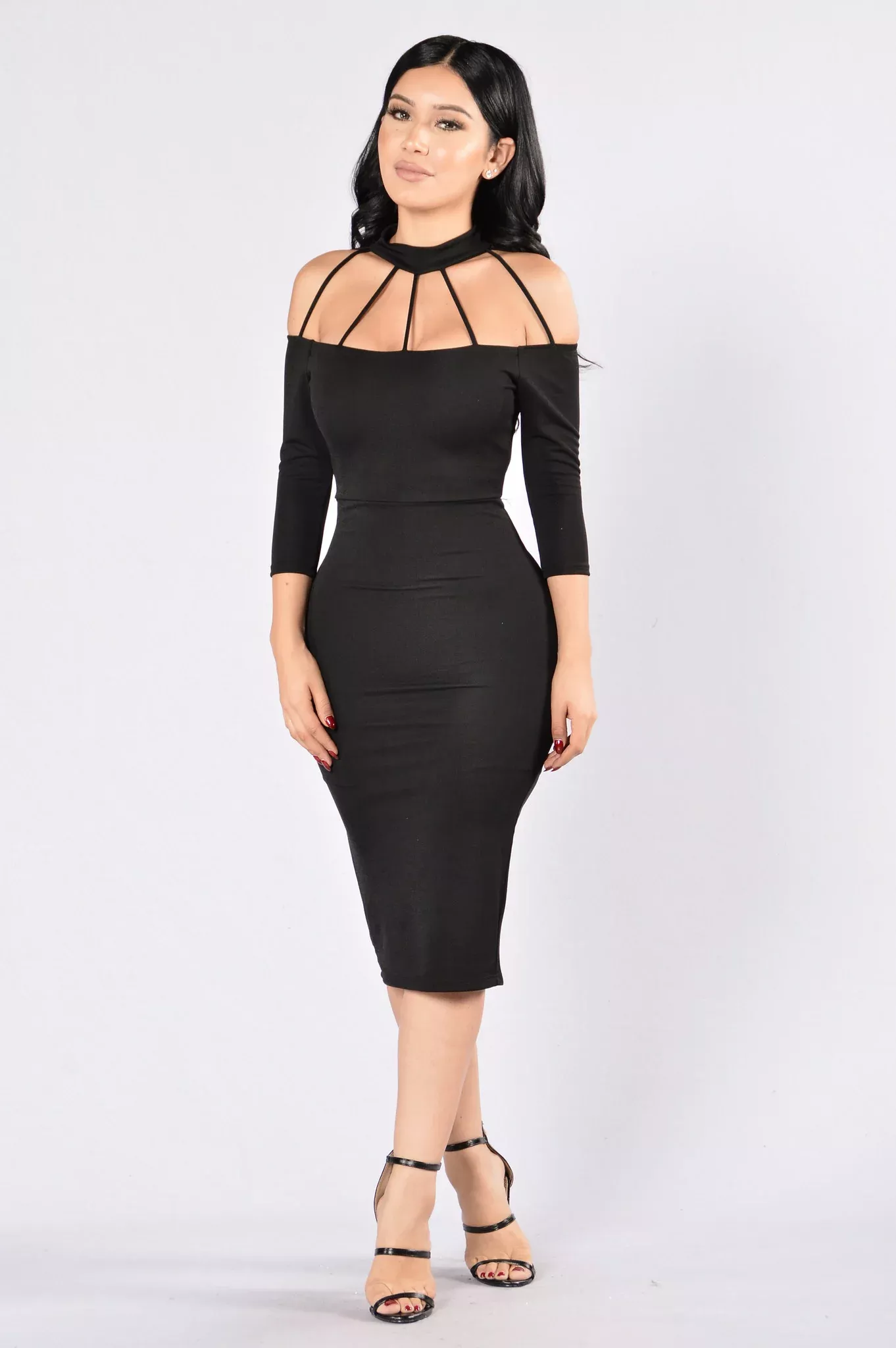 Too Toxic For Me Dress - Black