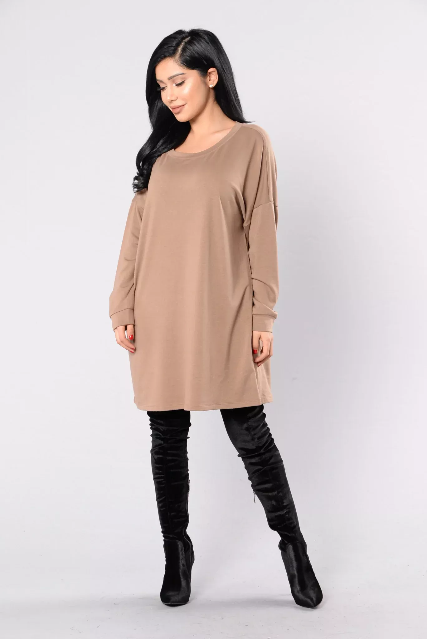 Touch The Sky Tunic - Mocha