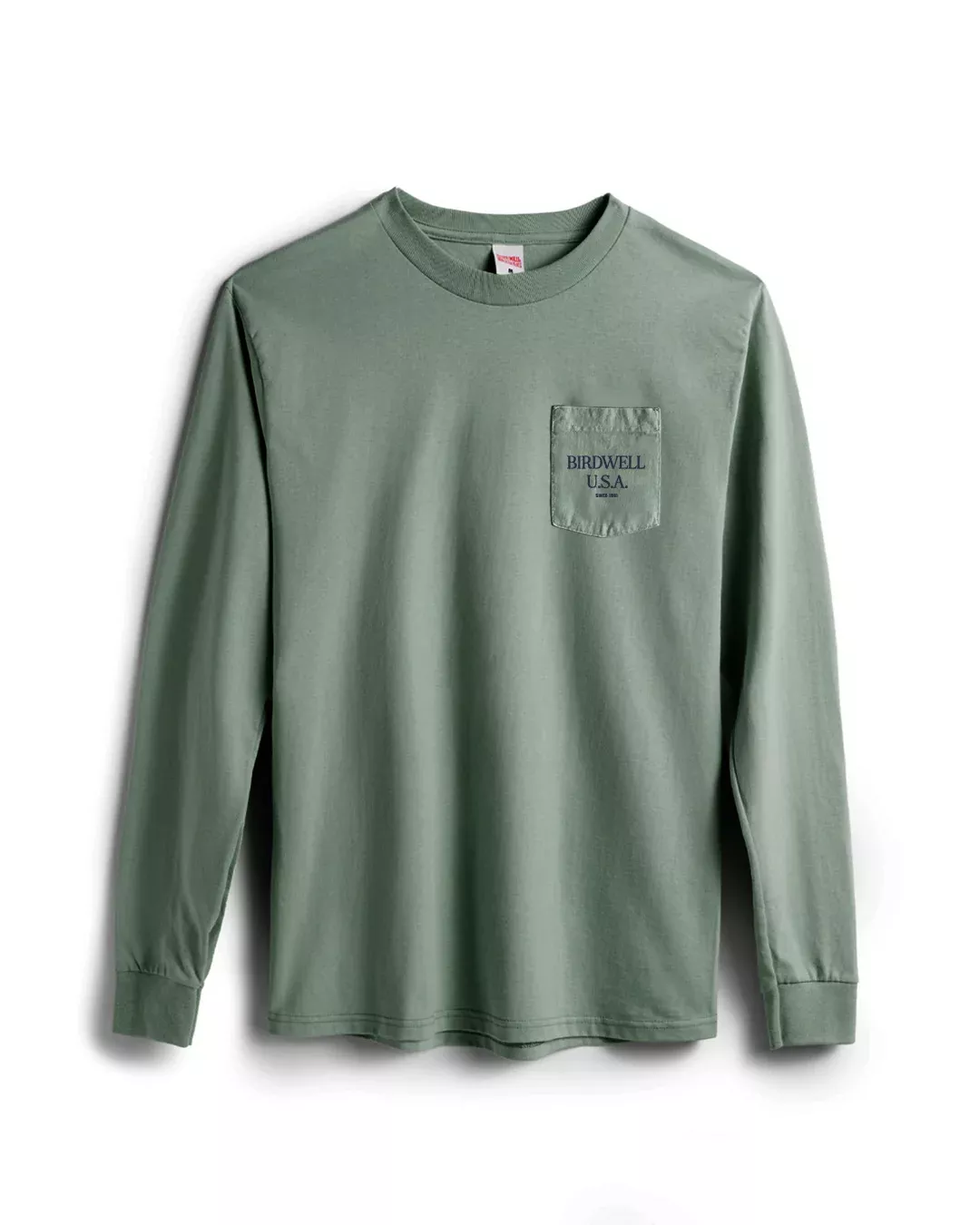 Tourist Long Sleeve Pocket T-Shirt - Atlantic Green – Birdwell