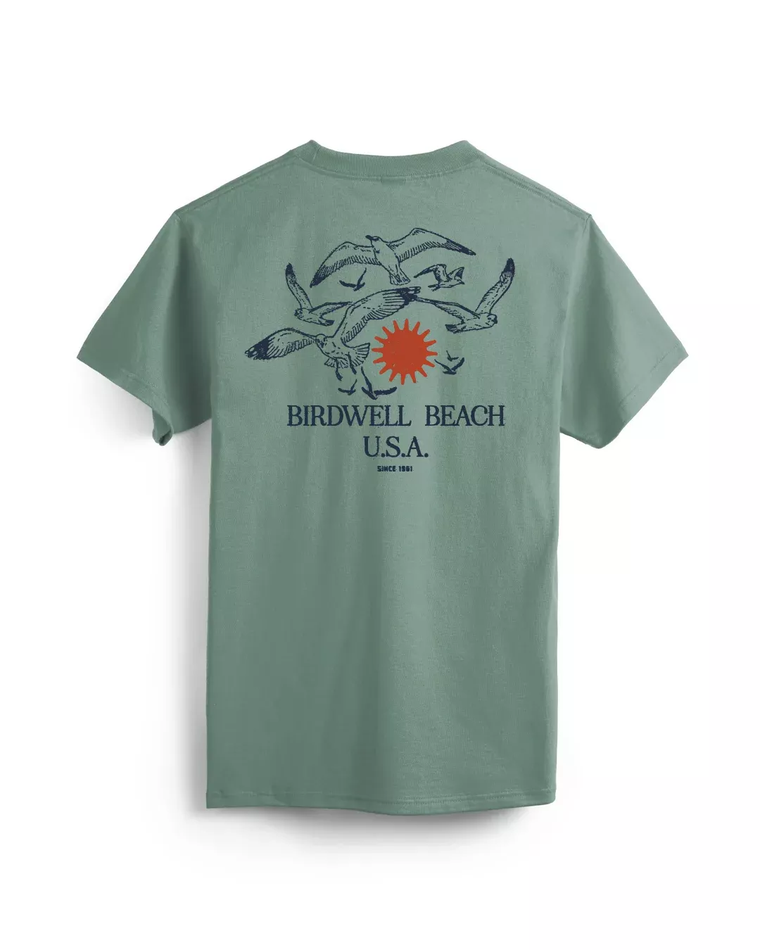 Tourist Pocket T-Shirt - Atlantic Green – Birdwell