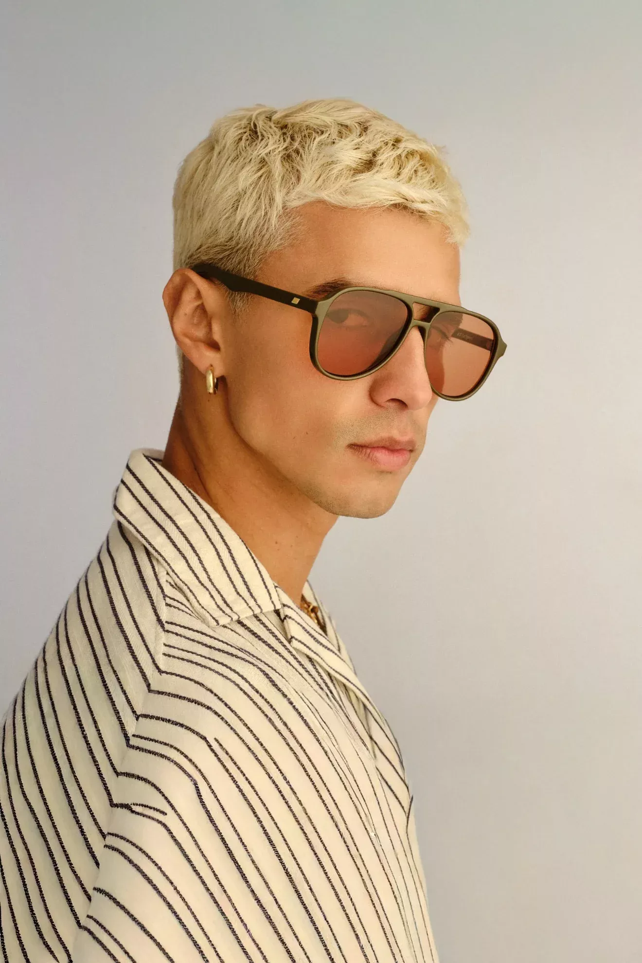 Tragic Magic Unisex Sunglasses in Dark Olive