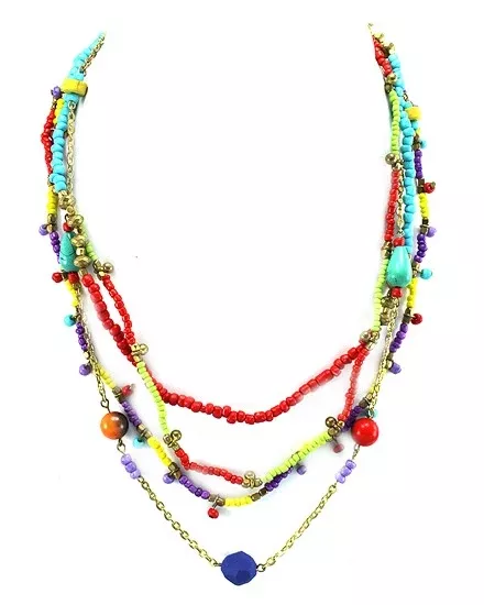 Tribal Multi Colored Necklace