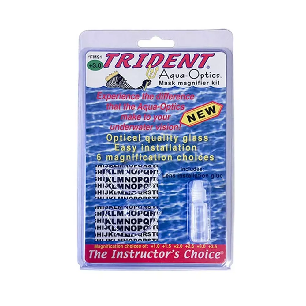 Trident Aqua-Optics Instant Magnification For Your Dive Mask