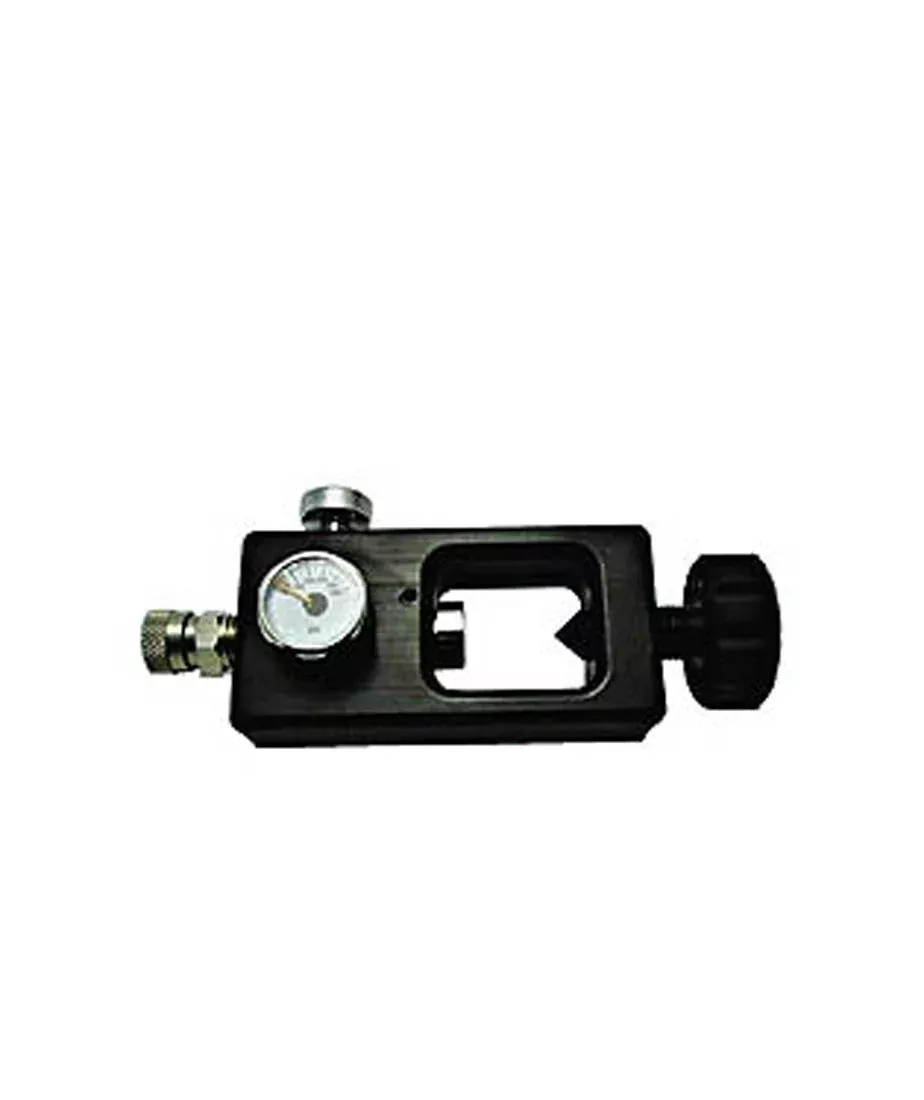 Trident Deluxe Paint Ball Air Tank Filler w/ Gauge for Paintball Guns