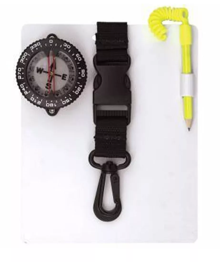 Trident Scuba Diving Underwater Writing Slate w/ Compass C