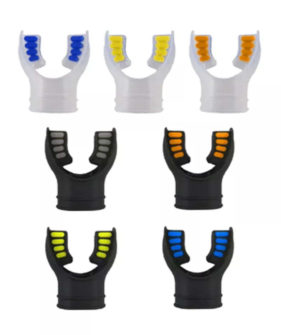 Trident Silicone Mouthpiece w/ Color Tab Replacement Regulat