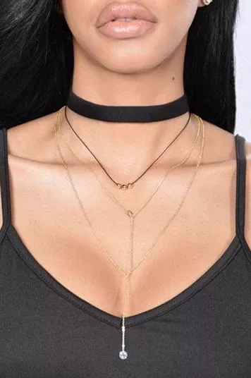 Triple Threat Necklace - Gold