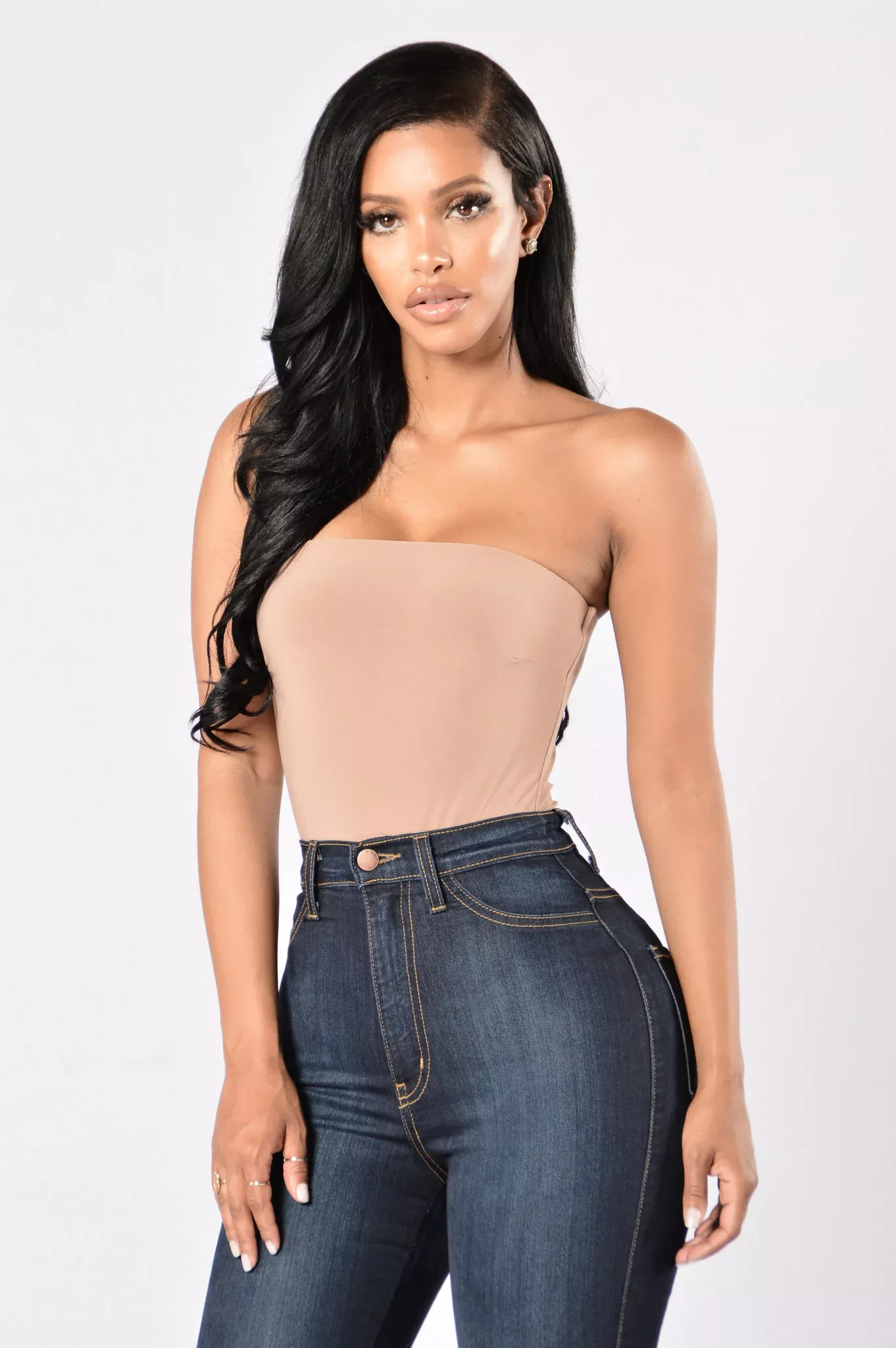 Tubular Bodysuit - Mocha