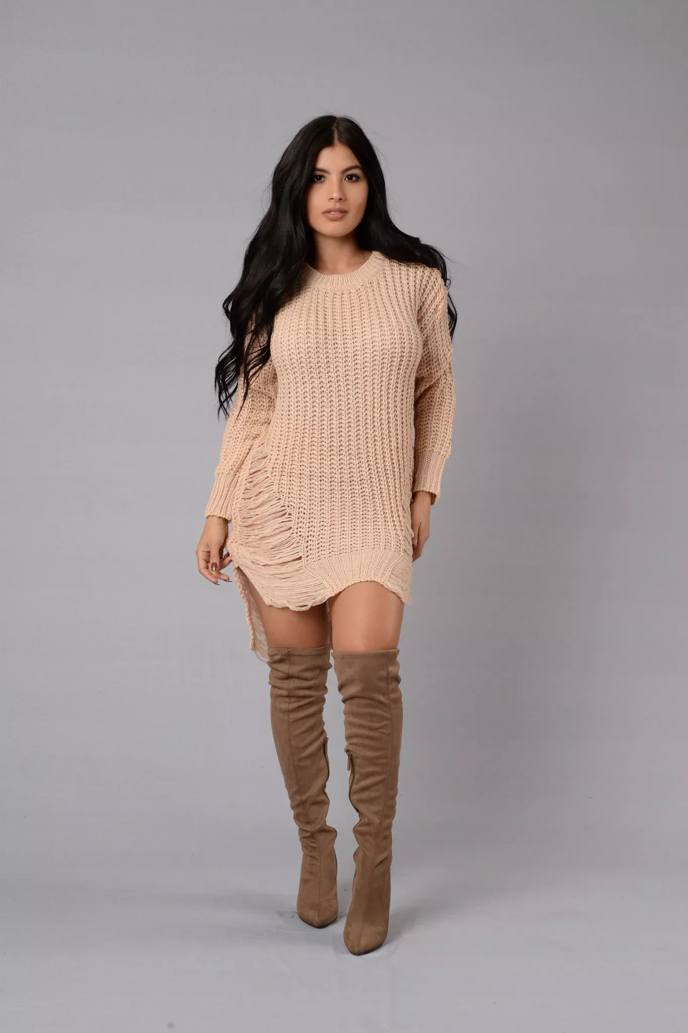 Unraveled Sweater - Blush