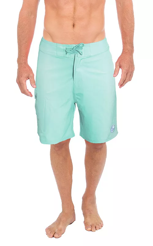 Uzzi 4 Way Stretch Board Shorts #MBS216 Mint