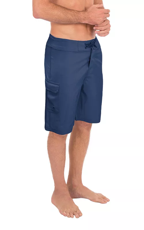 Uzzi 4 Way Stretch Board Shorts #MBS216 Navy