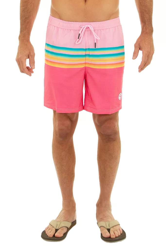 Uzzi 4 Way Stretch Shorts #2020S Pink Multi
