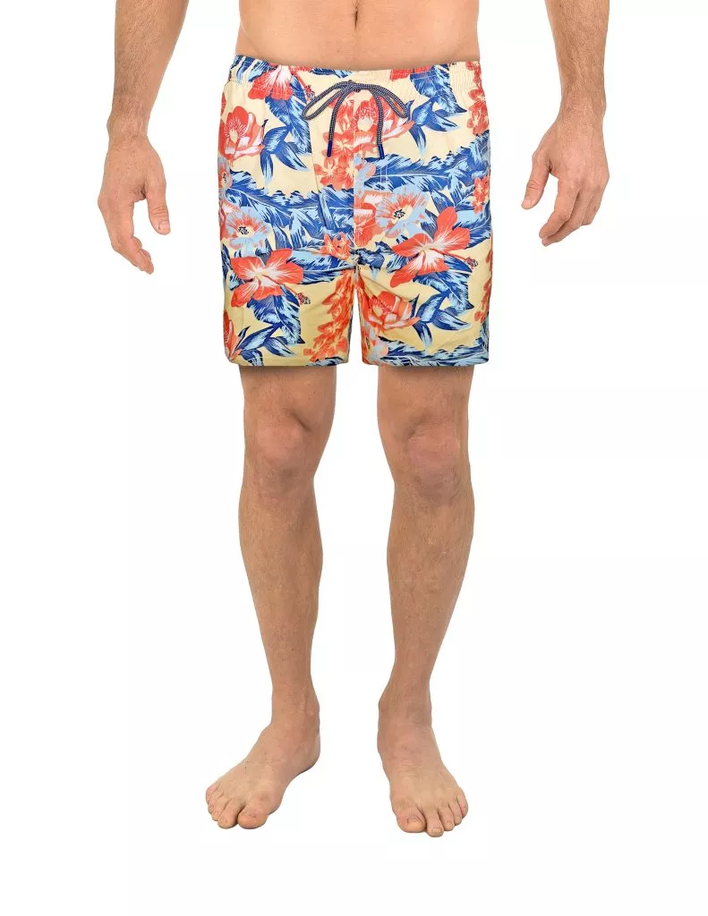 Uzzi 4 Way Stretch Shorts #2031 Yellow