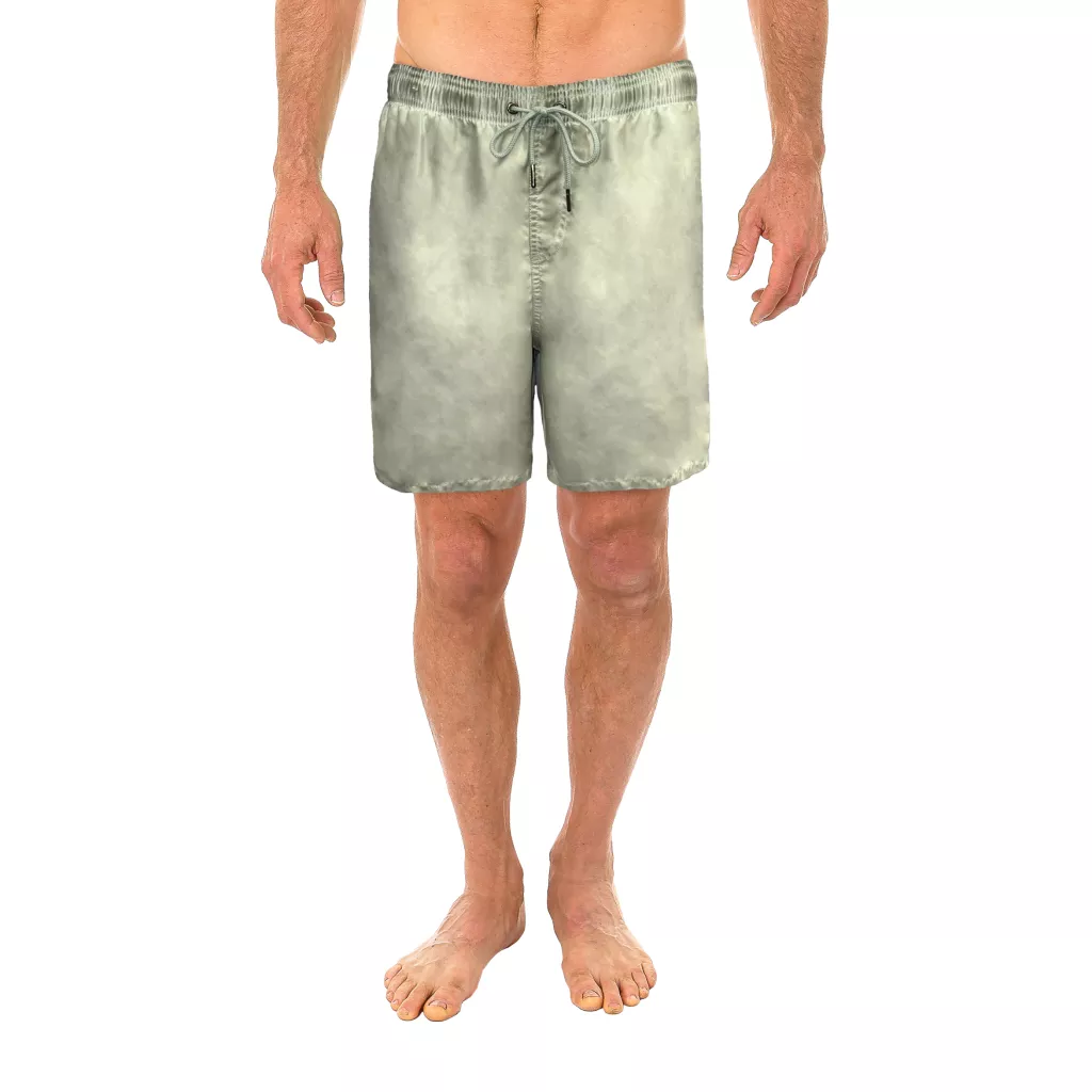 Uzzi Dirty Wash Garment Dyed Shorts #3006 Olive
